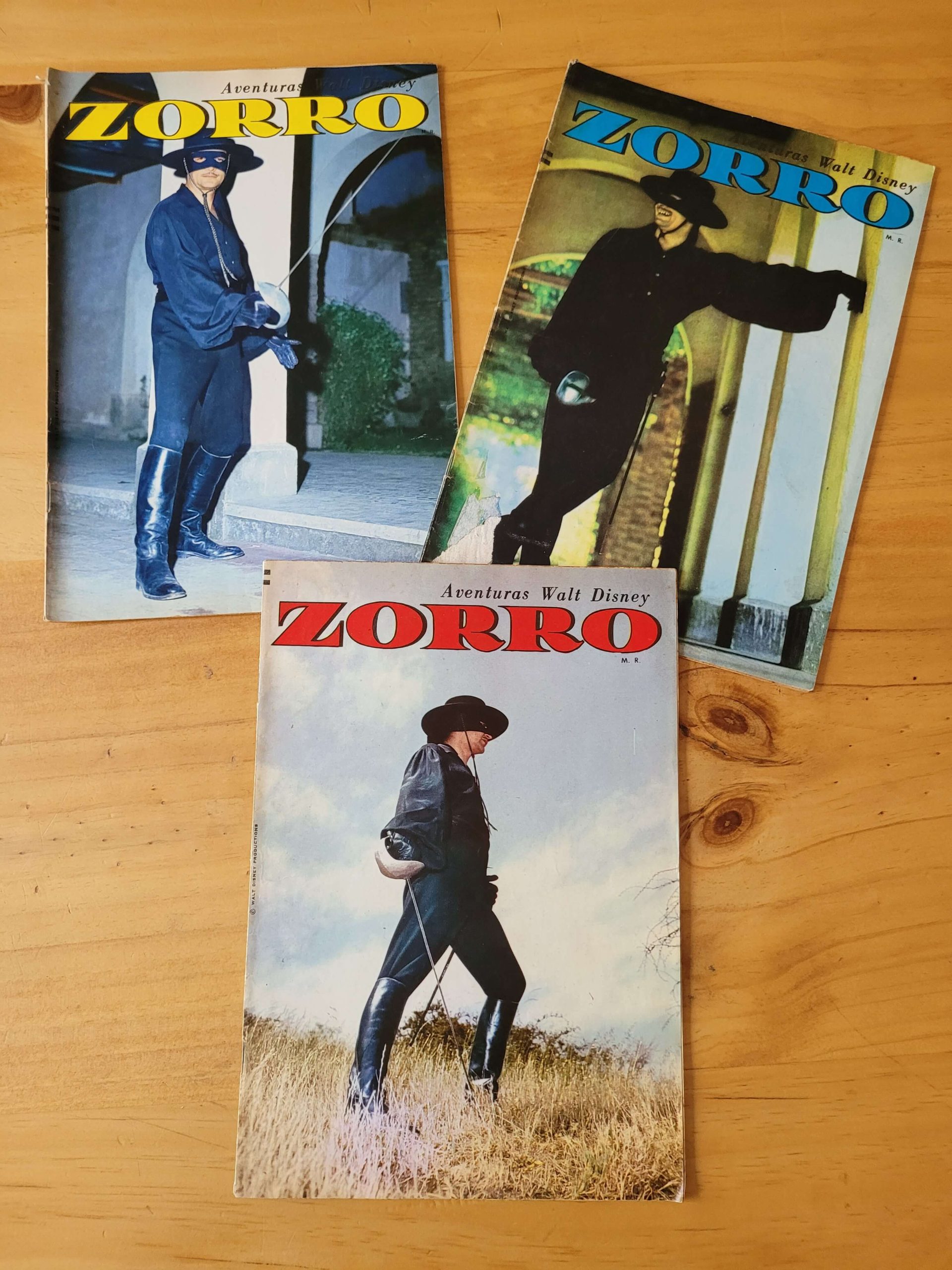 Pack revista EL ZORRO, años 60s (x3)