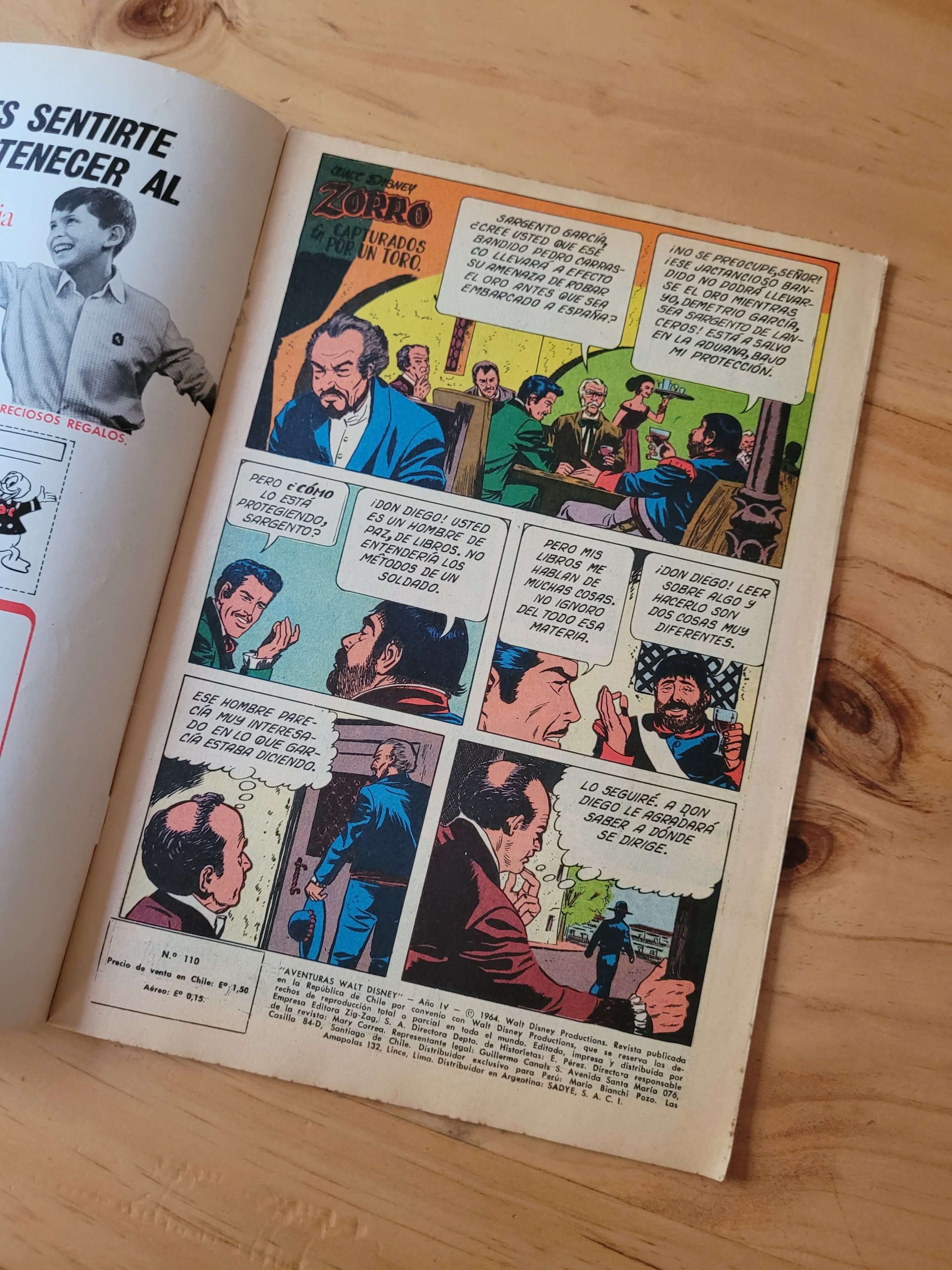 Pack revista EL ZORRO, años 60s (x3)