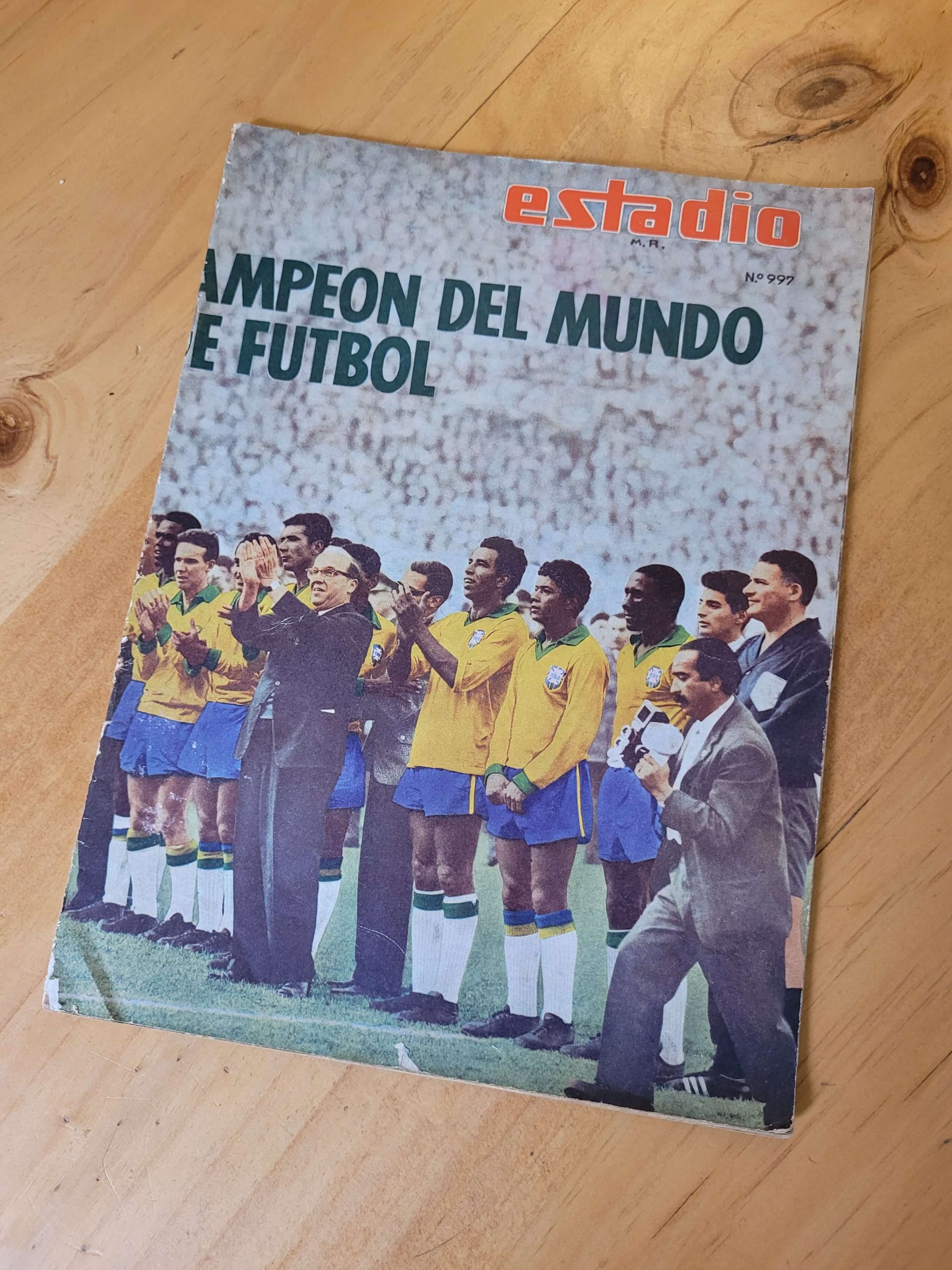 (1962) Revista ESTADIO especial Brasil campeón mundial Chile 62
