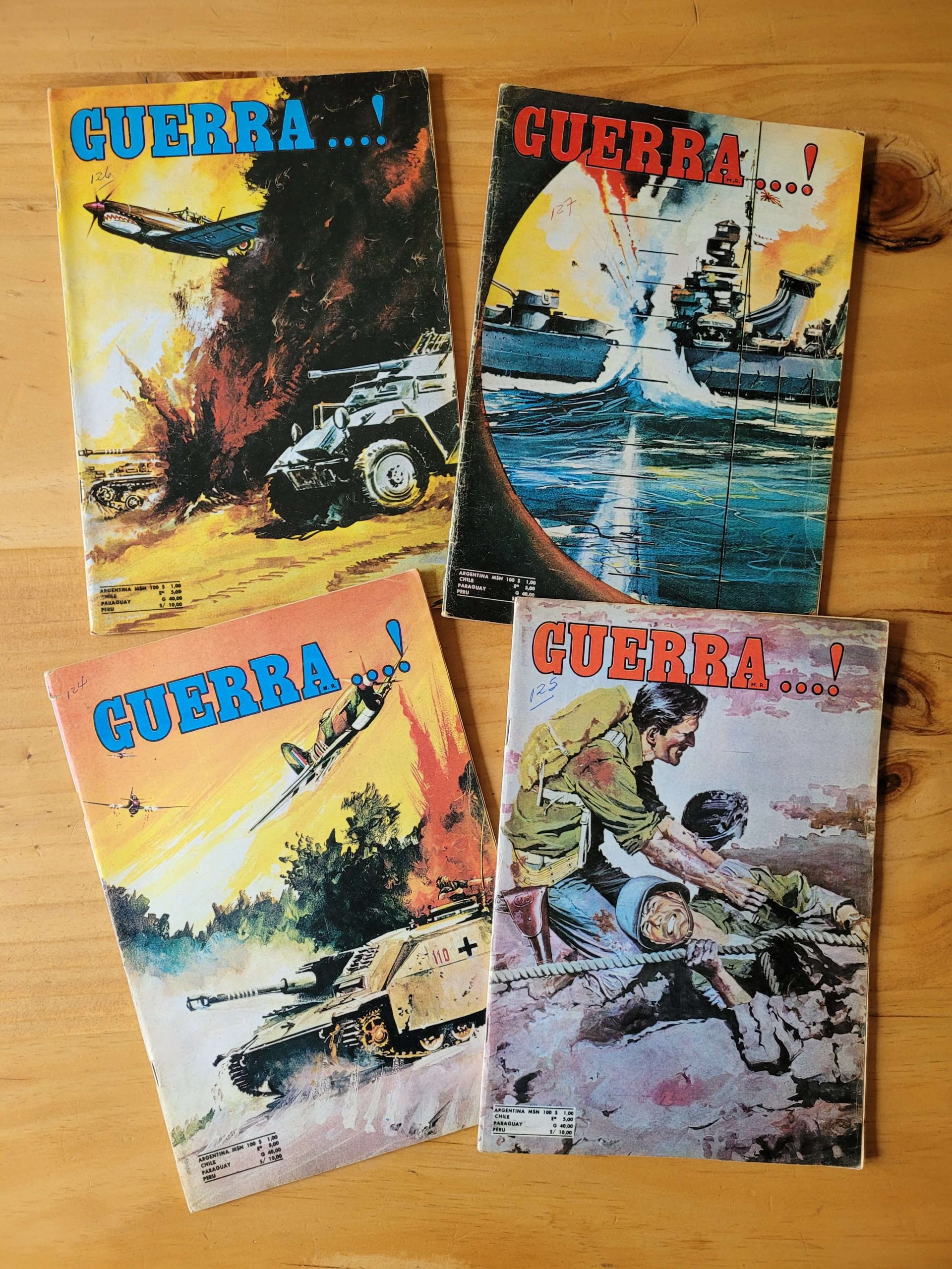 Pack revista GUERRA… años 60s (x4)