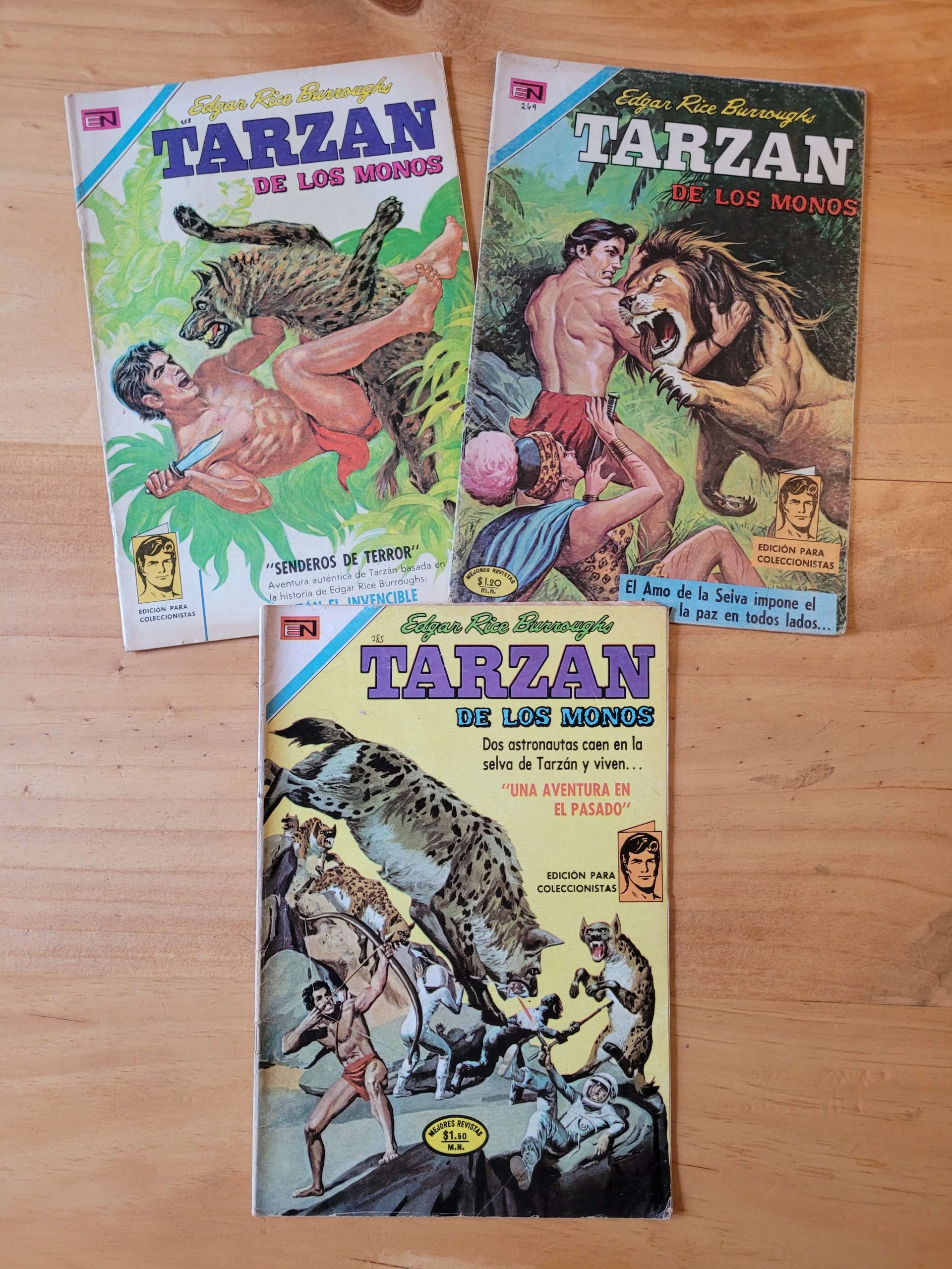 Pack revista TARZAN años 70s (x3)