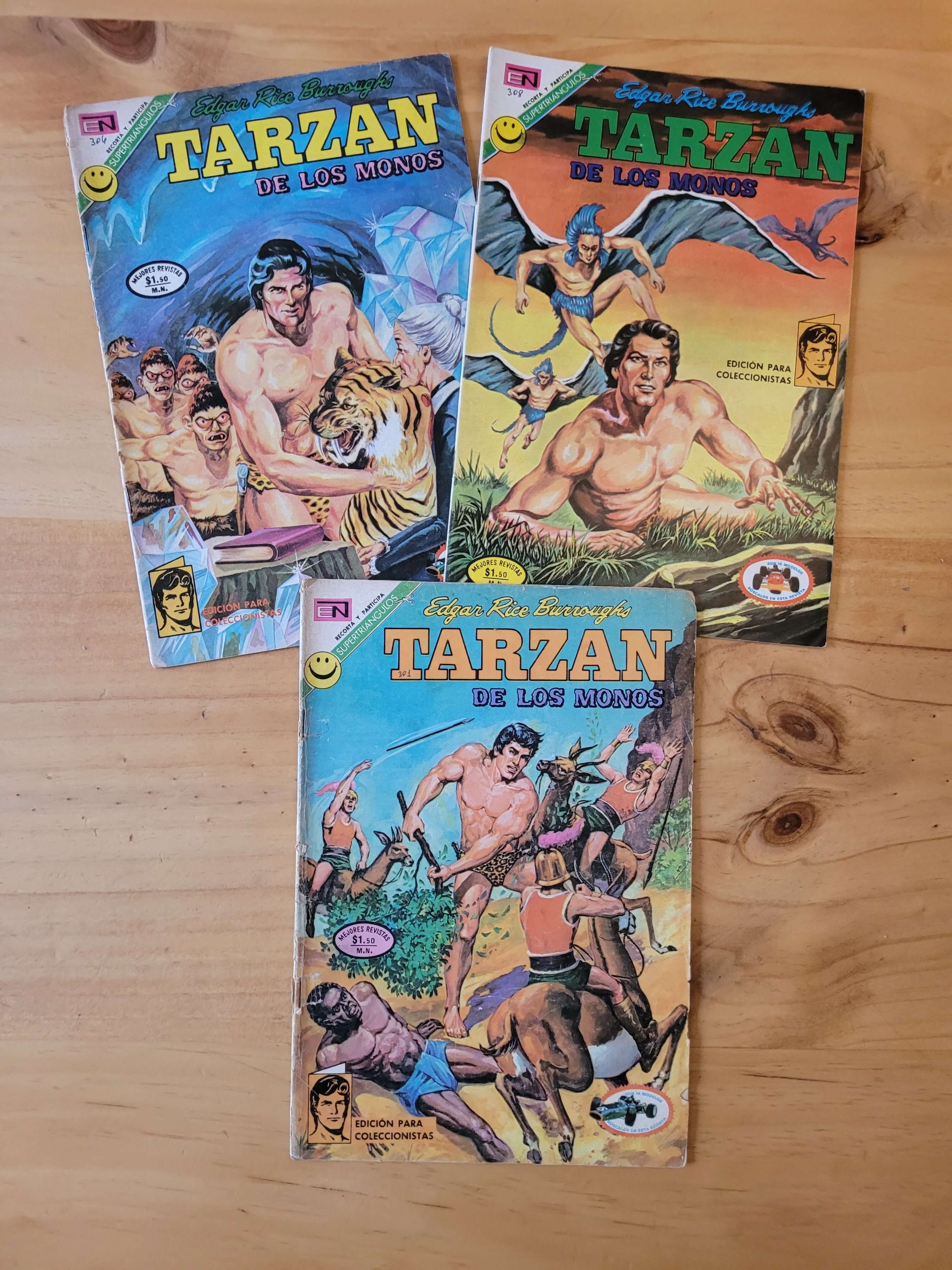 Pack revista TARZAN, años 70s (x3)