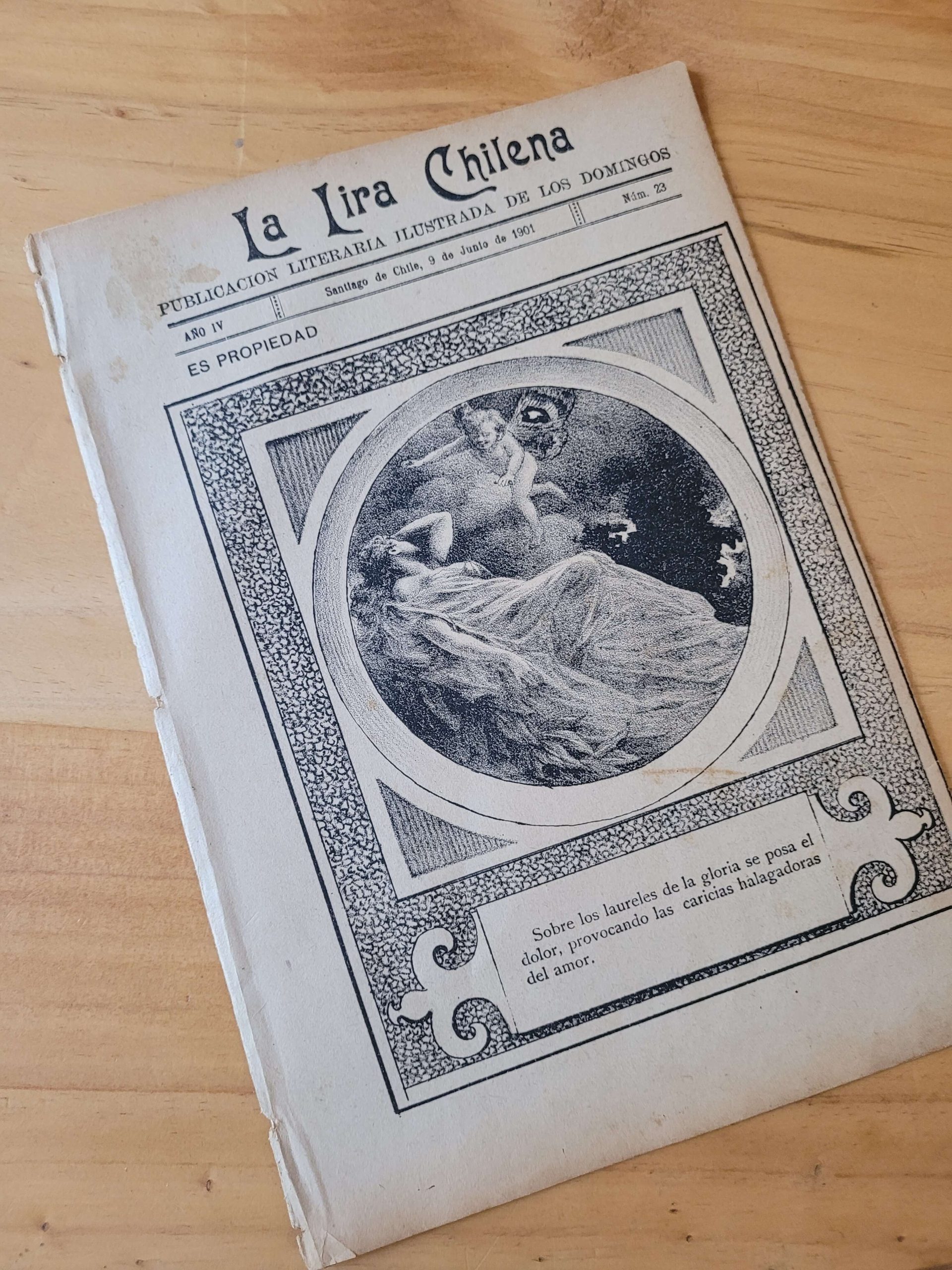 Pack revista LA LIRA CHILENA, 1901 (x3)