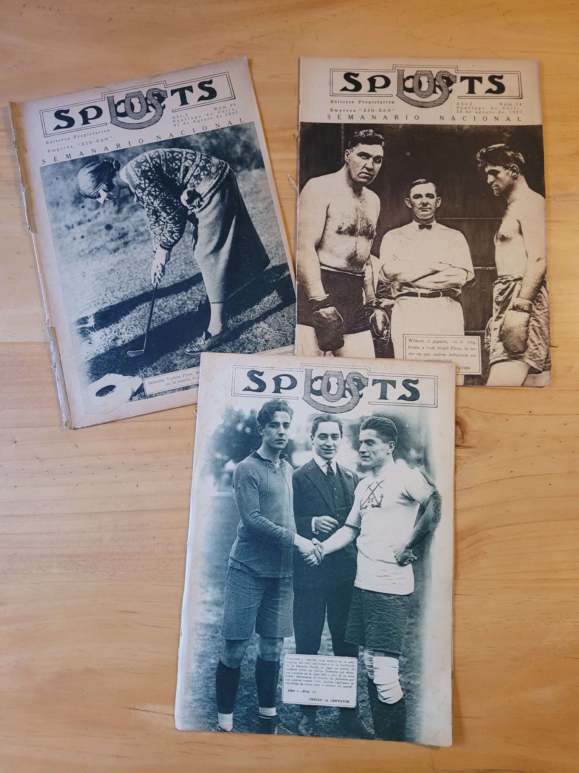 Pack revista LOS SPORTS -1er año- (x3)