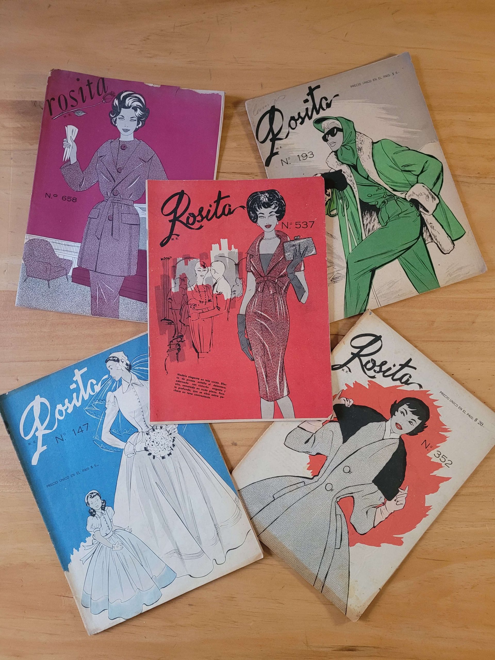 Pack ROSITA años 50s y 60s (x5)