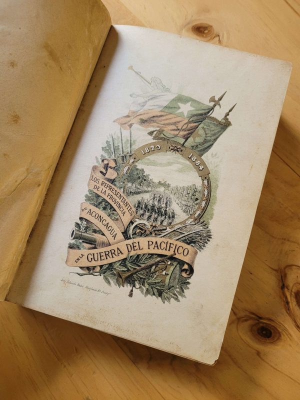 Los representantes de la provincia del Aconcagua en la Guerra del Pacifico (1893) (Florentino A. Salinas)