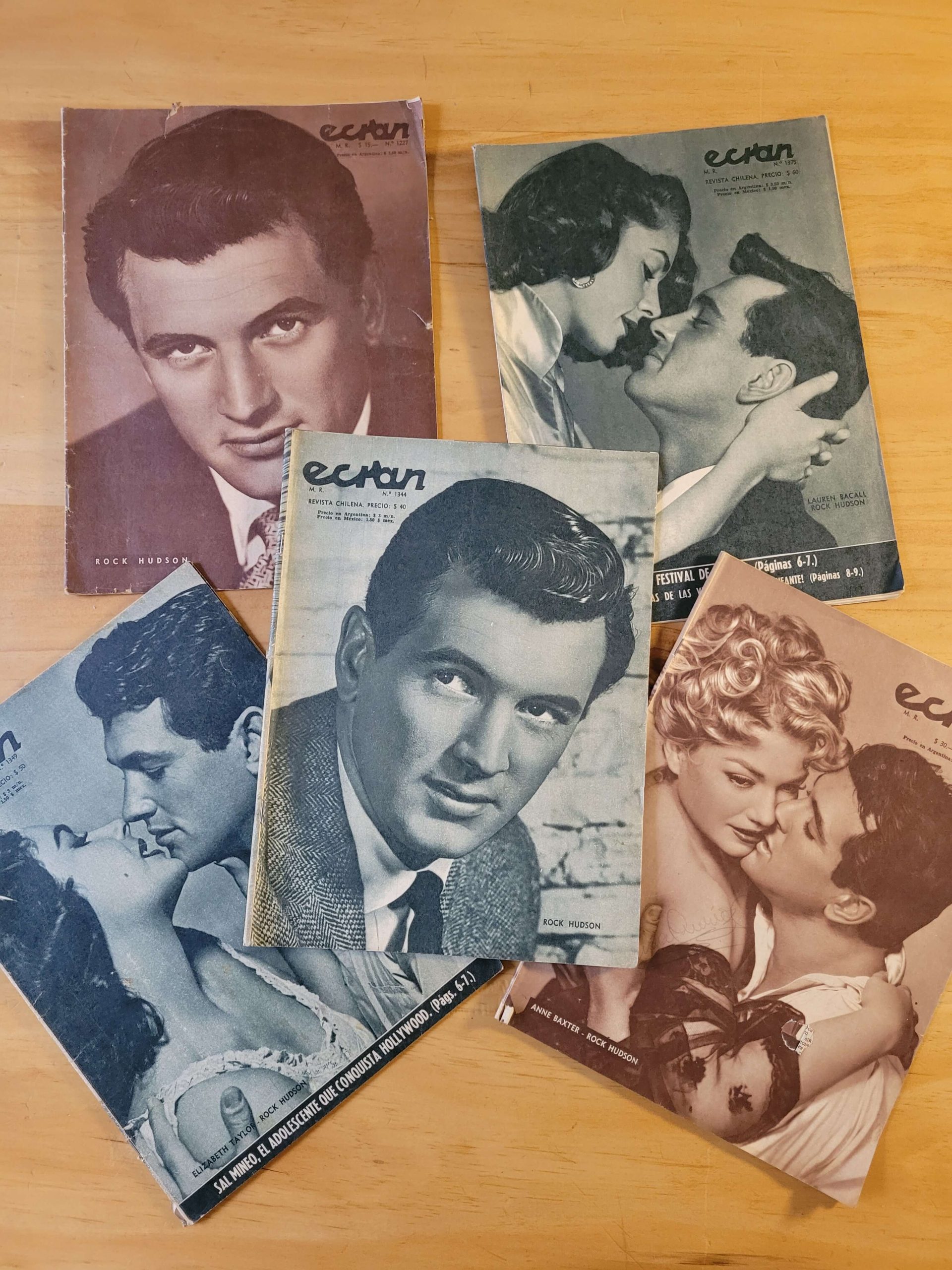 Pack ECRAN años 50s -Rock Hudson- (x5)