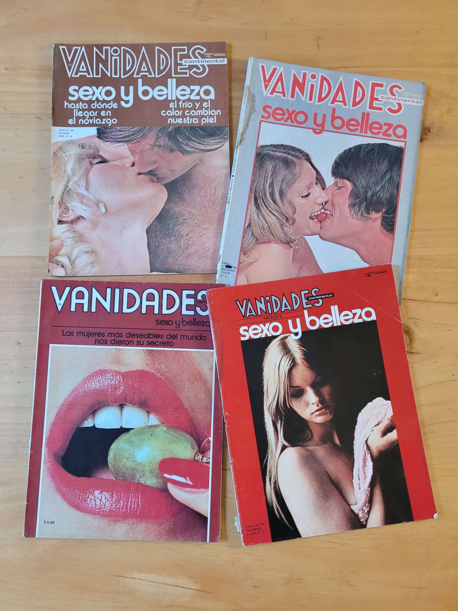 Pack VANIDADES años 70s -Especiales Sexo y Belleza- (x4)