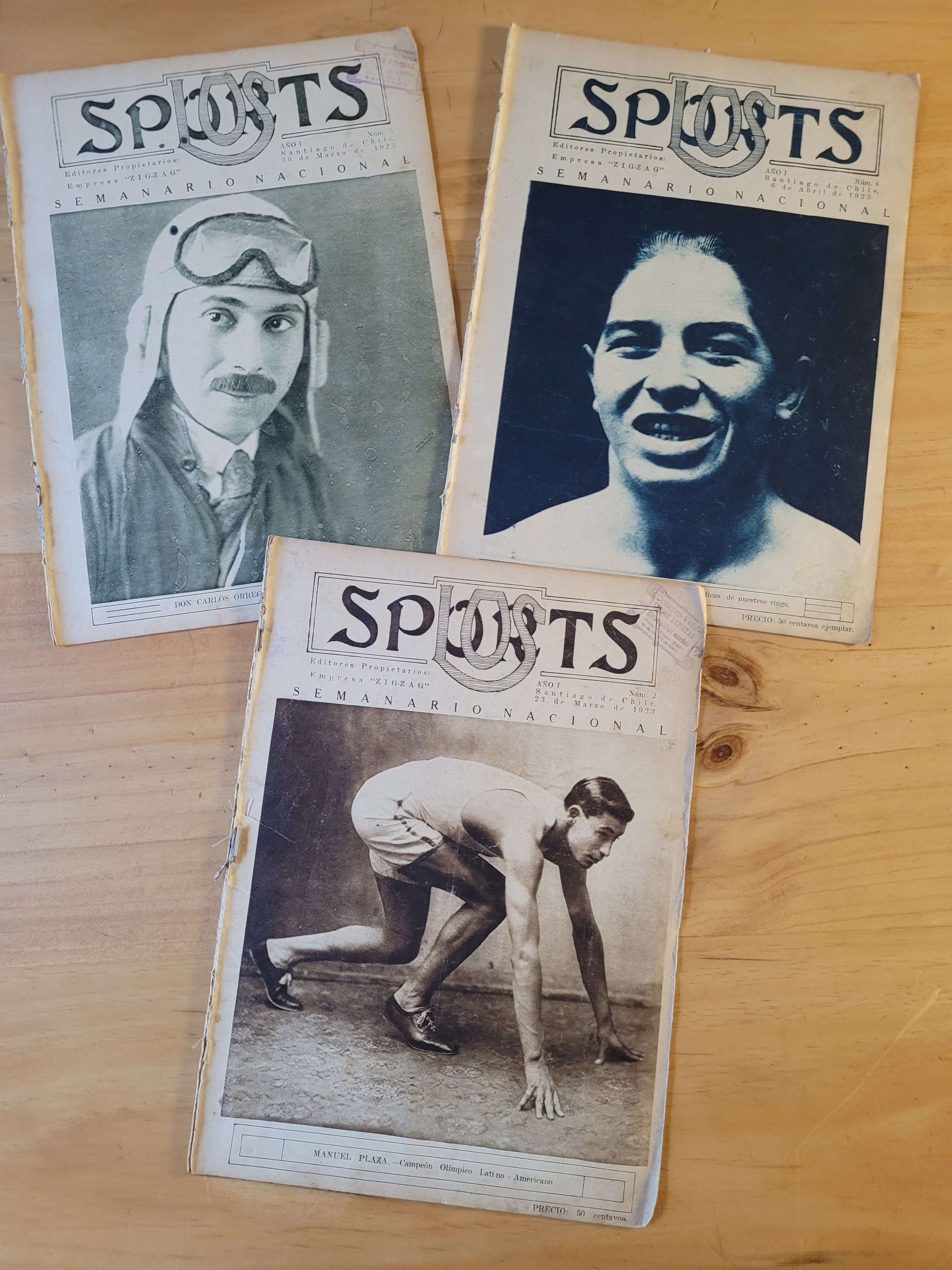 Pack revista LOS SPORTS -1er año- (x3)