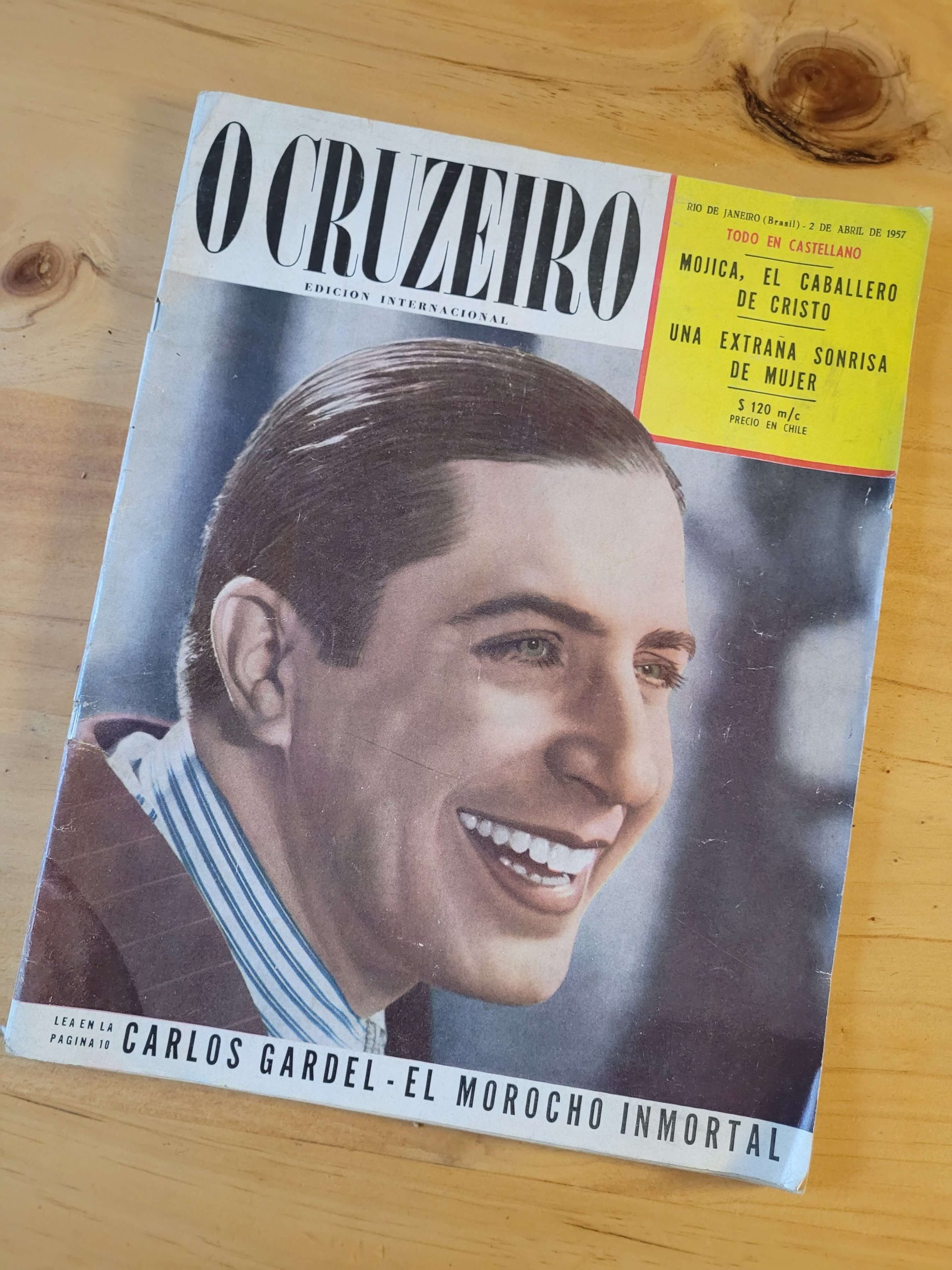 (1957) Revista O´CRUZEIRO -Carlos Gardel-