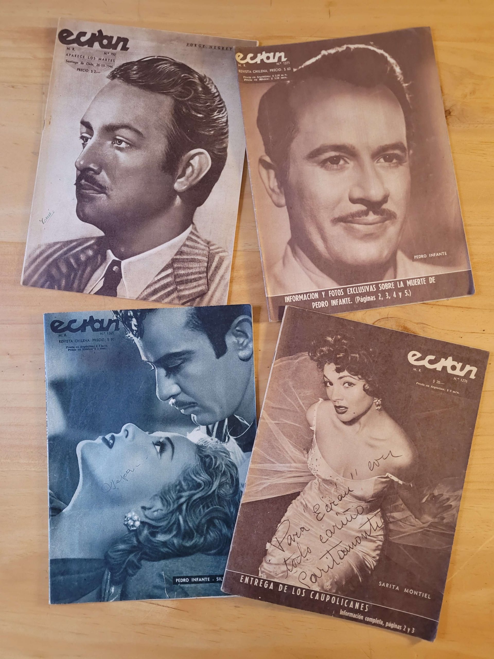 Pack ECRAN años 50s -Cine mexicano- (x4)