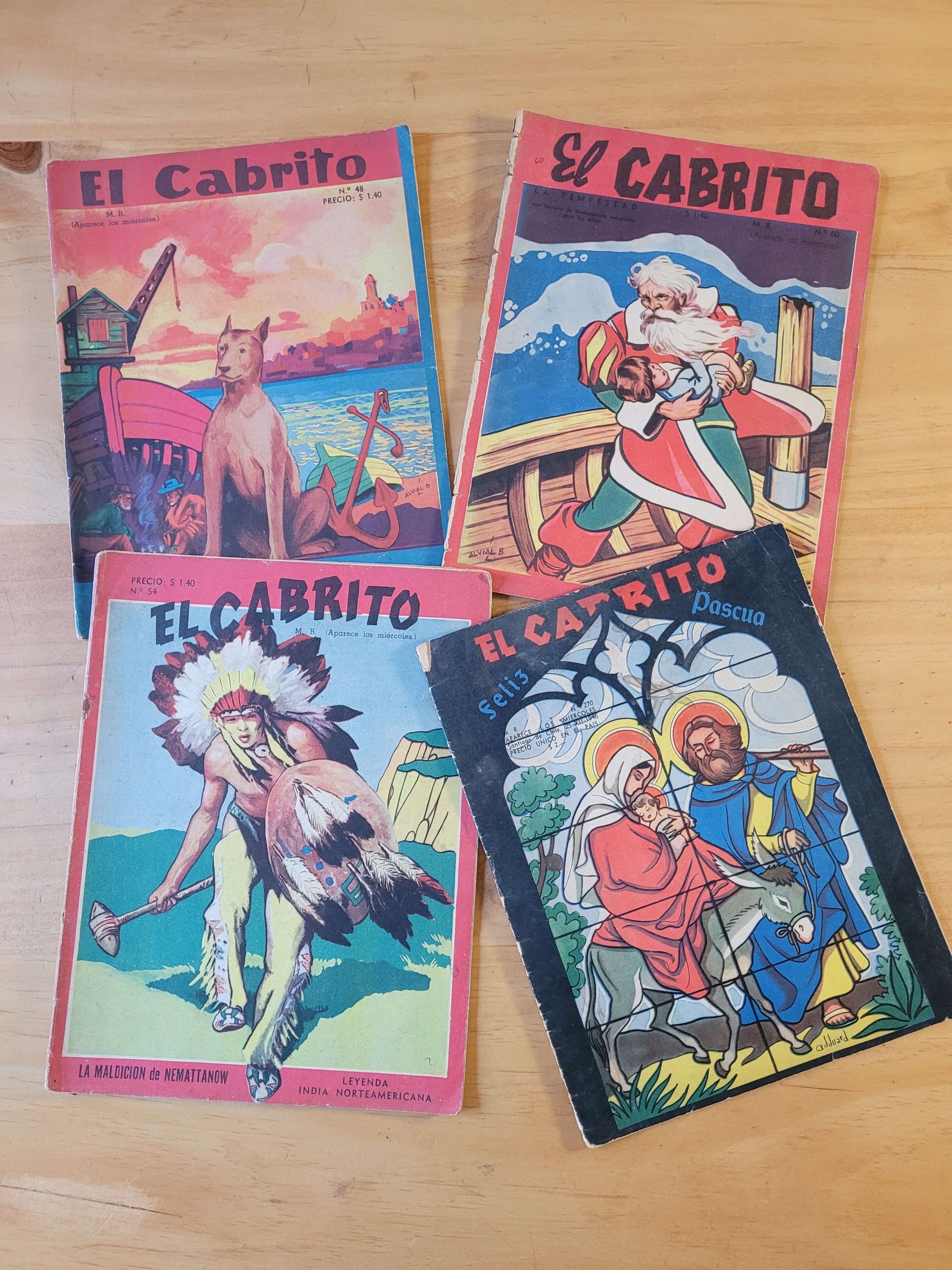 Pack revista EL CABRITO, años 40s (x4)