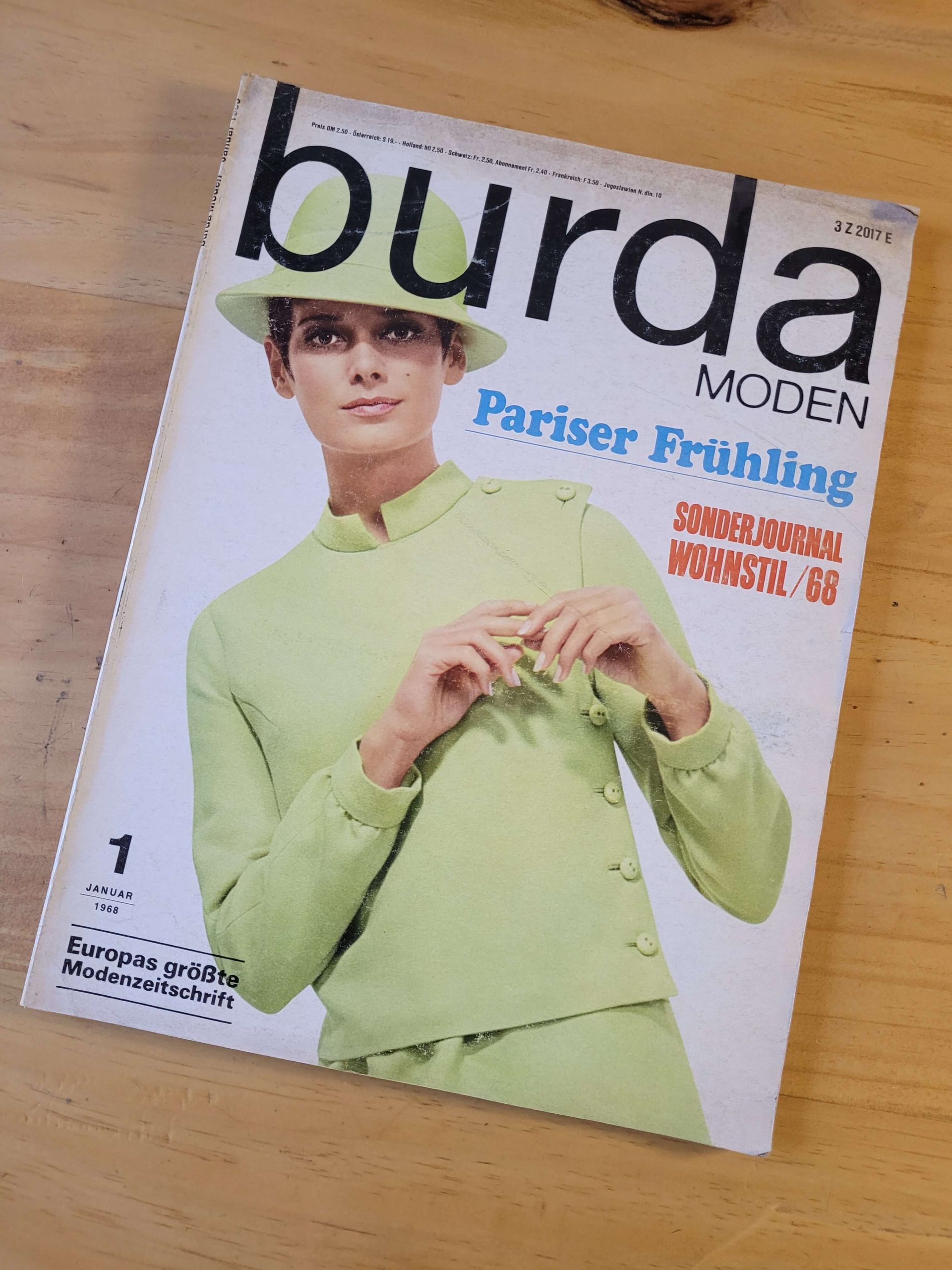 Revista BURDA (1968 – Enero)