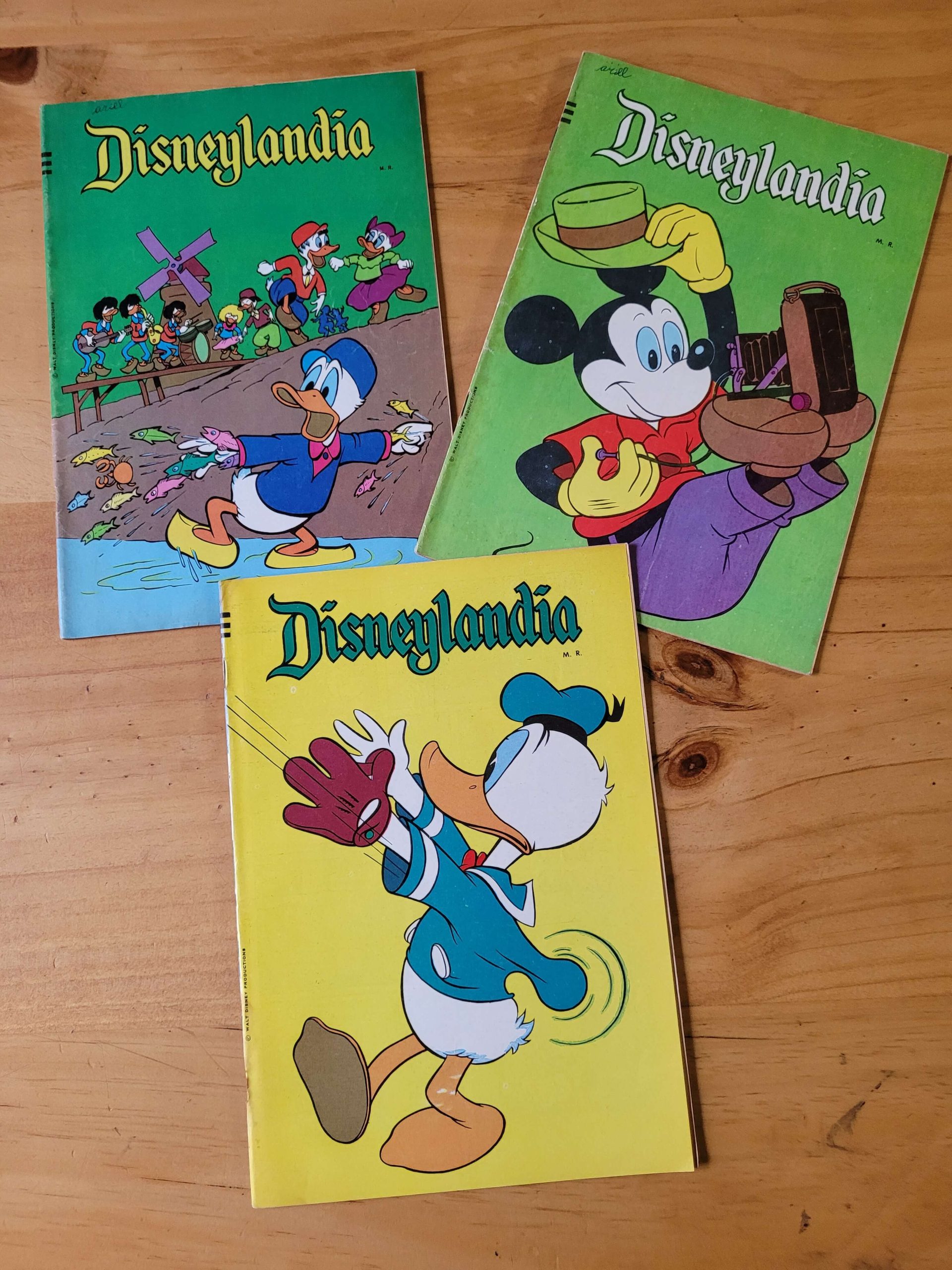 Pack revista DISNEYLANDYA años 60s (x3)