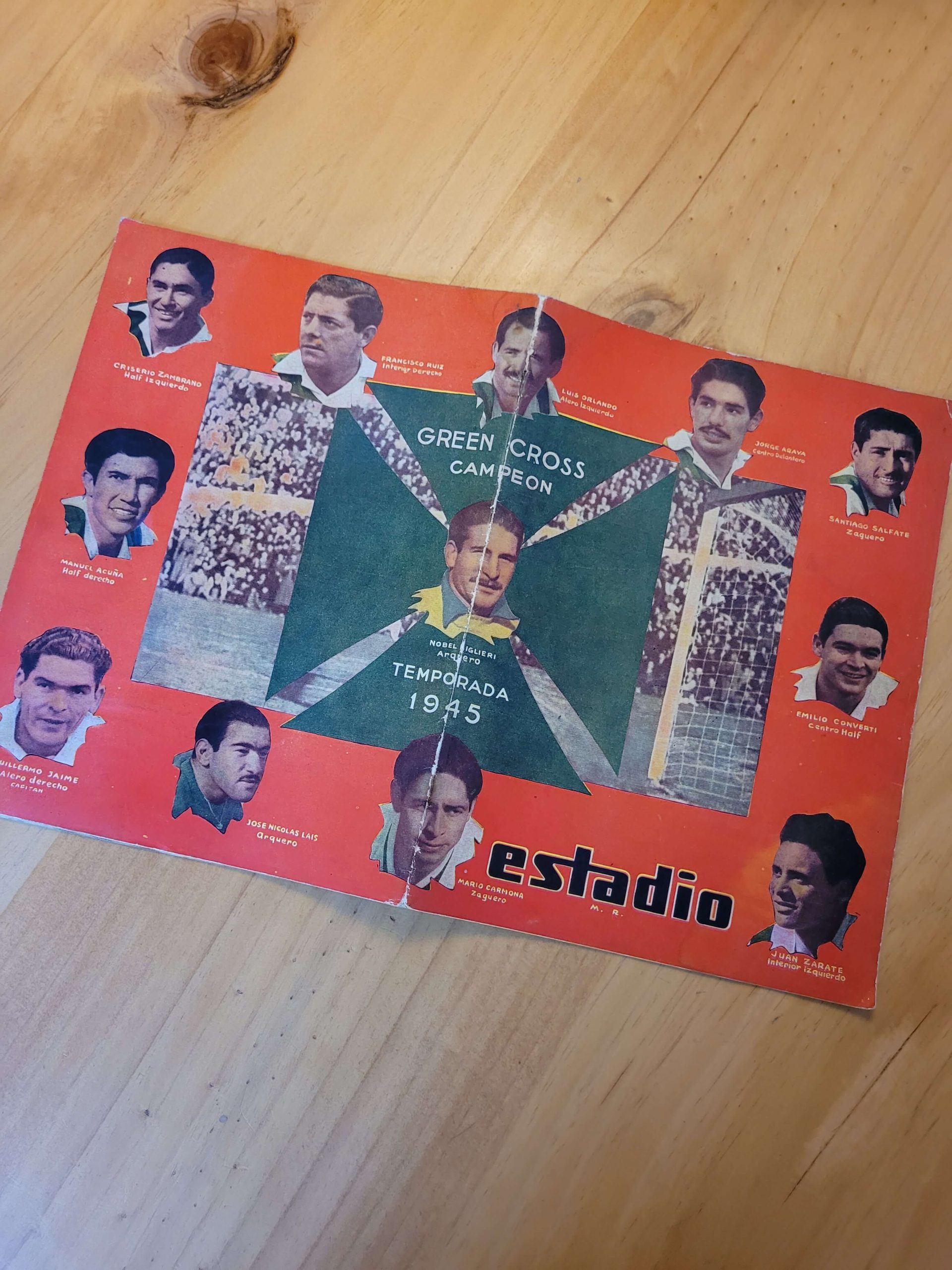 Revista ESTADIO Green Cross campeón 1945