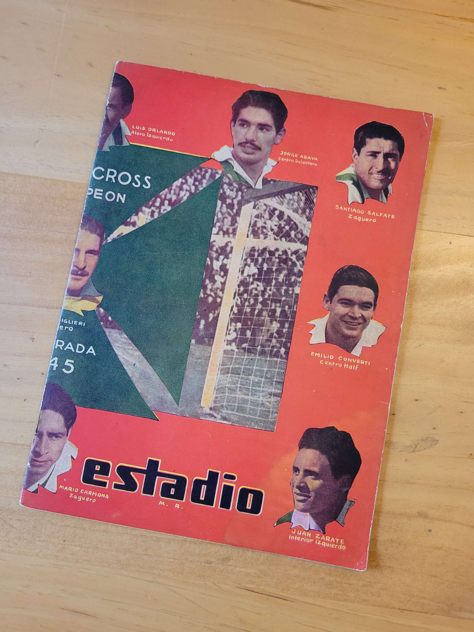 (1945) Revista ESTADIO Green Cross campeón 1945