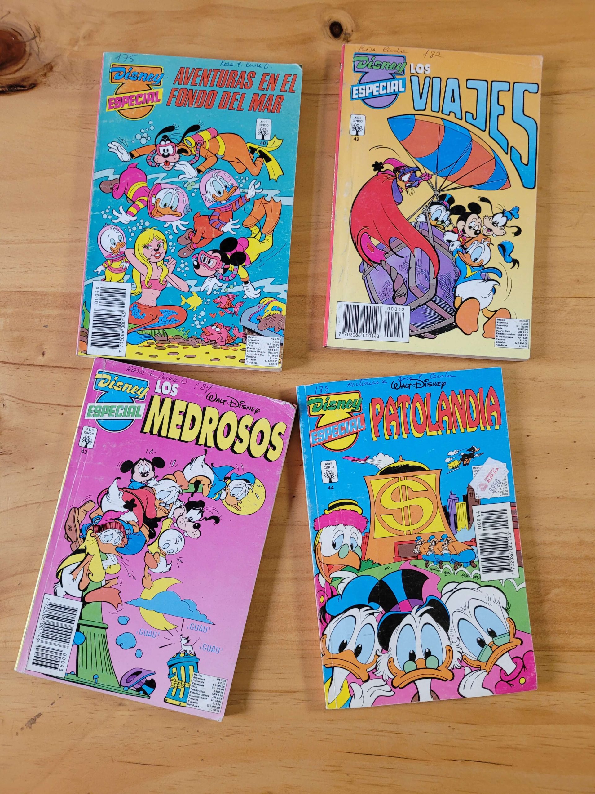 Pack DISNEY ESPECIAL años 90s (x4)