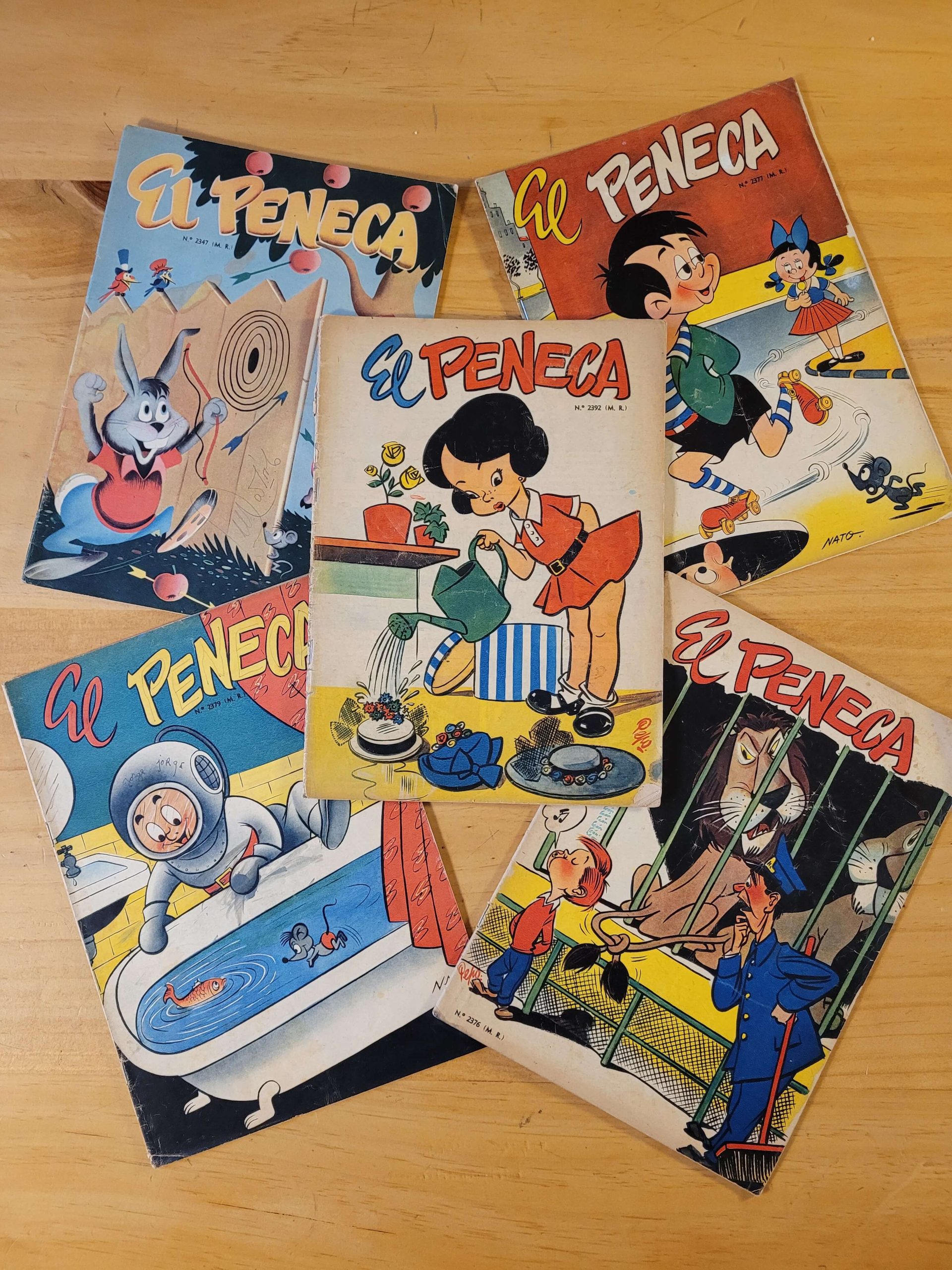 Pack revista EL PENECA, años 50s (x5)