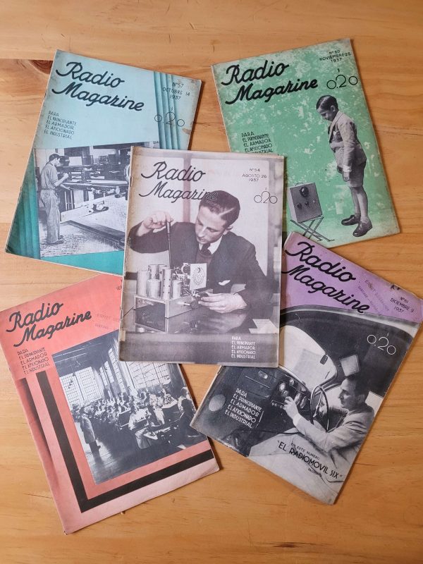 Pack RADIO MAGAZINE -1937- (x5)