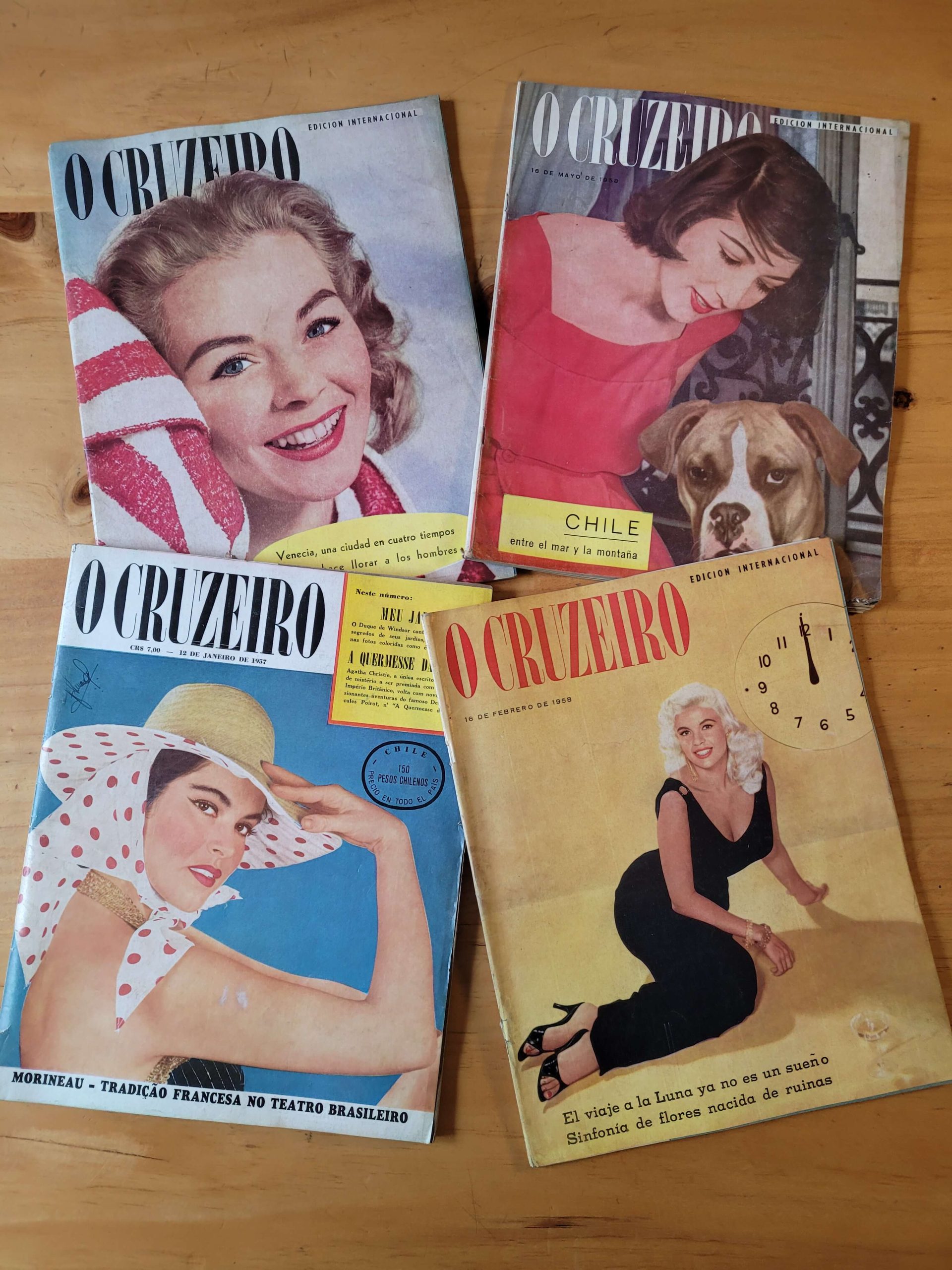 Pack revista O CRUZEIRO, 50s (x4)