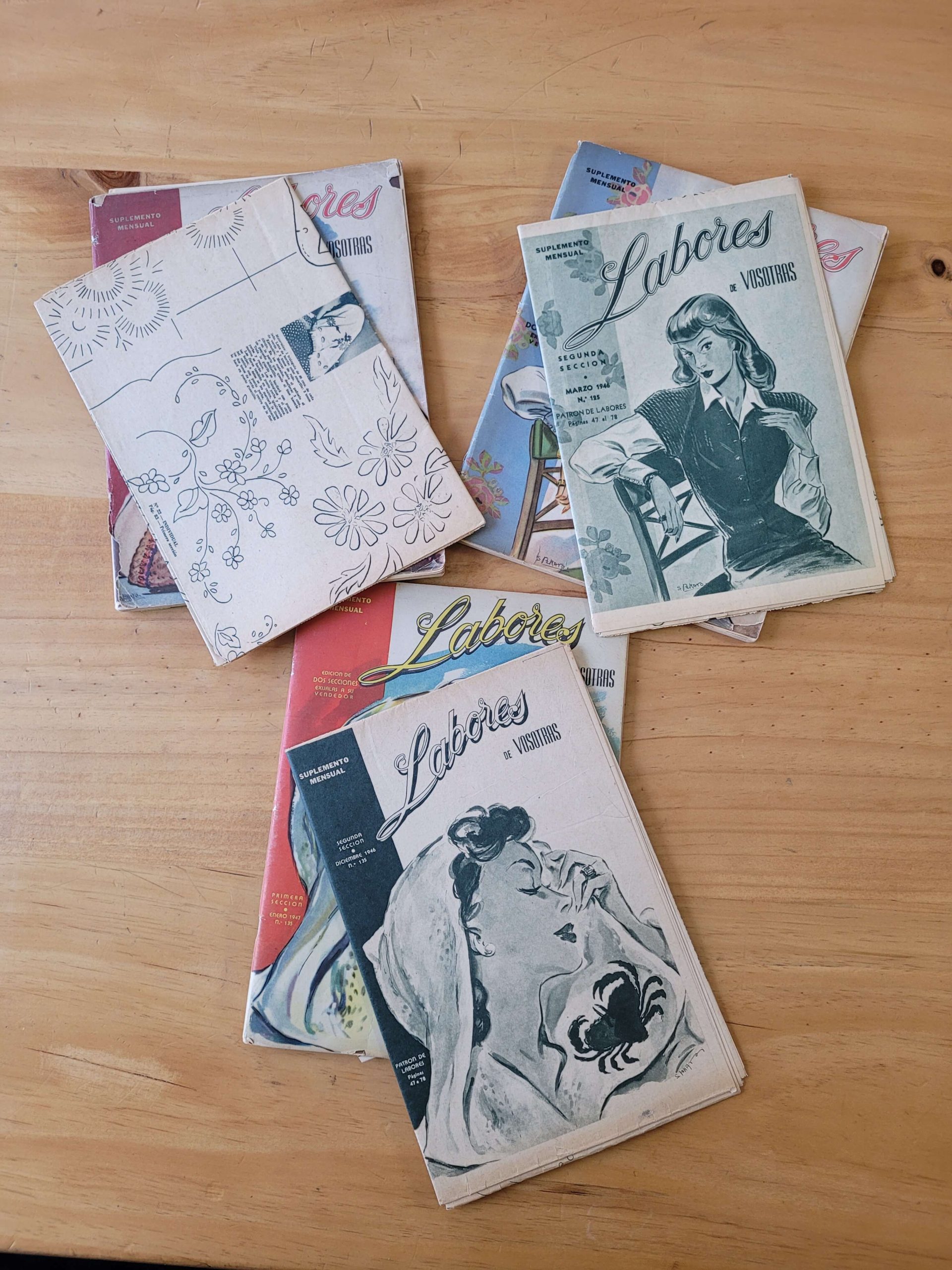 Pack revista LABORES años 40s (x3)