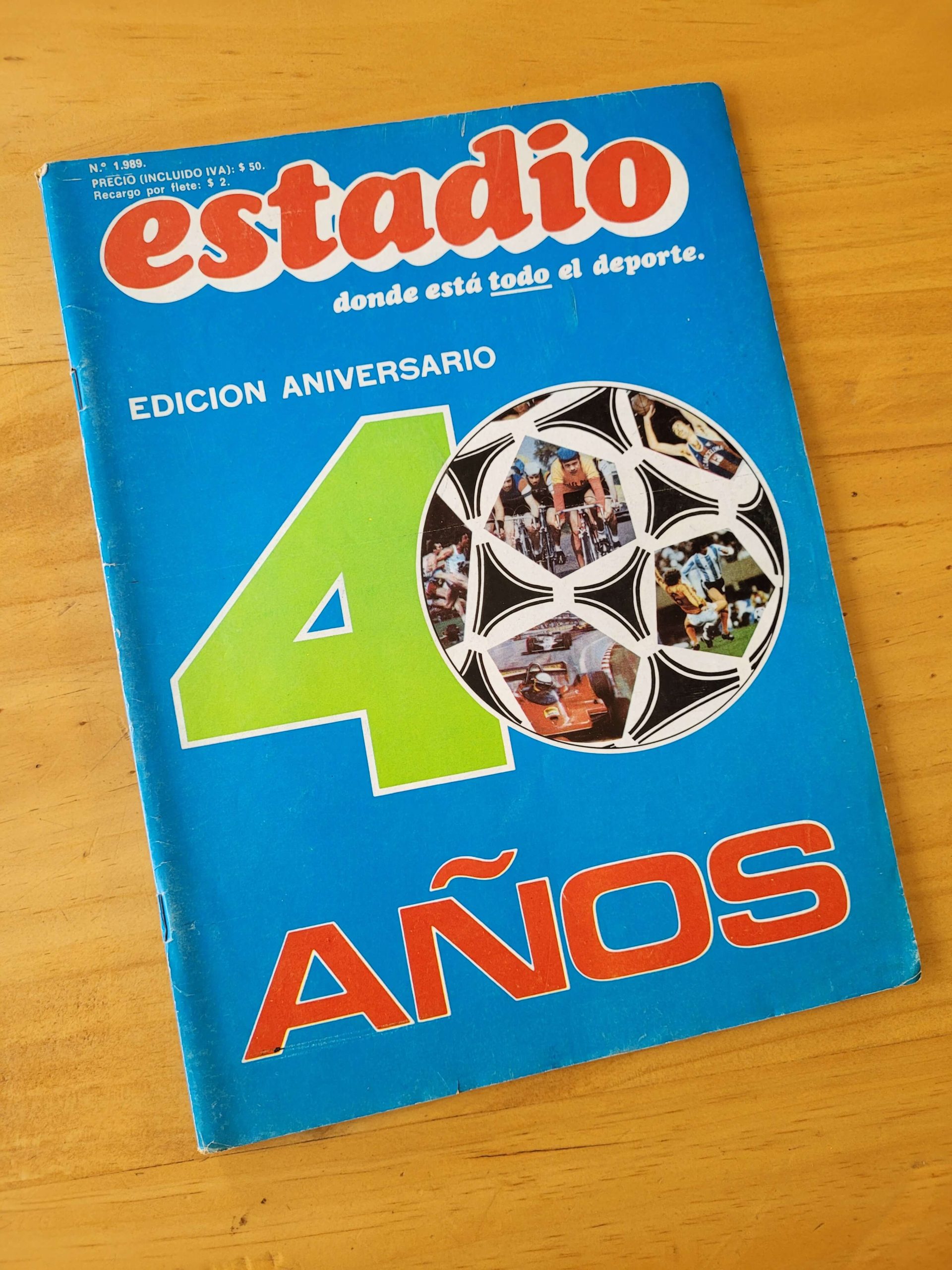 (1981) Revista ESTADIO -Especial 40 años-