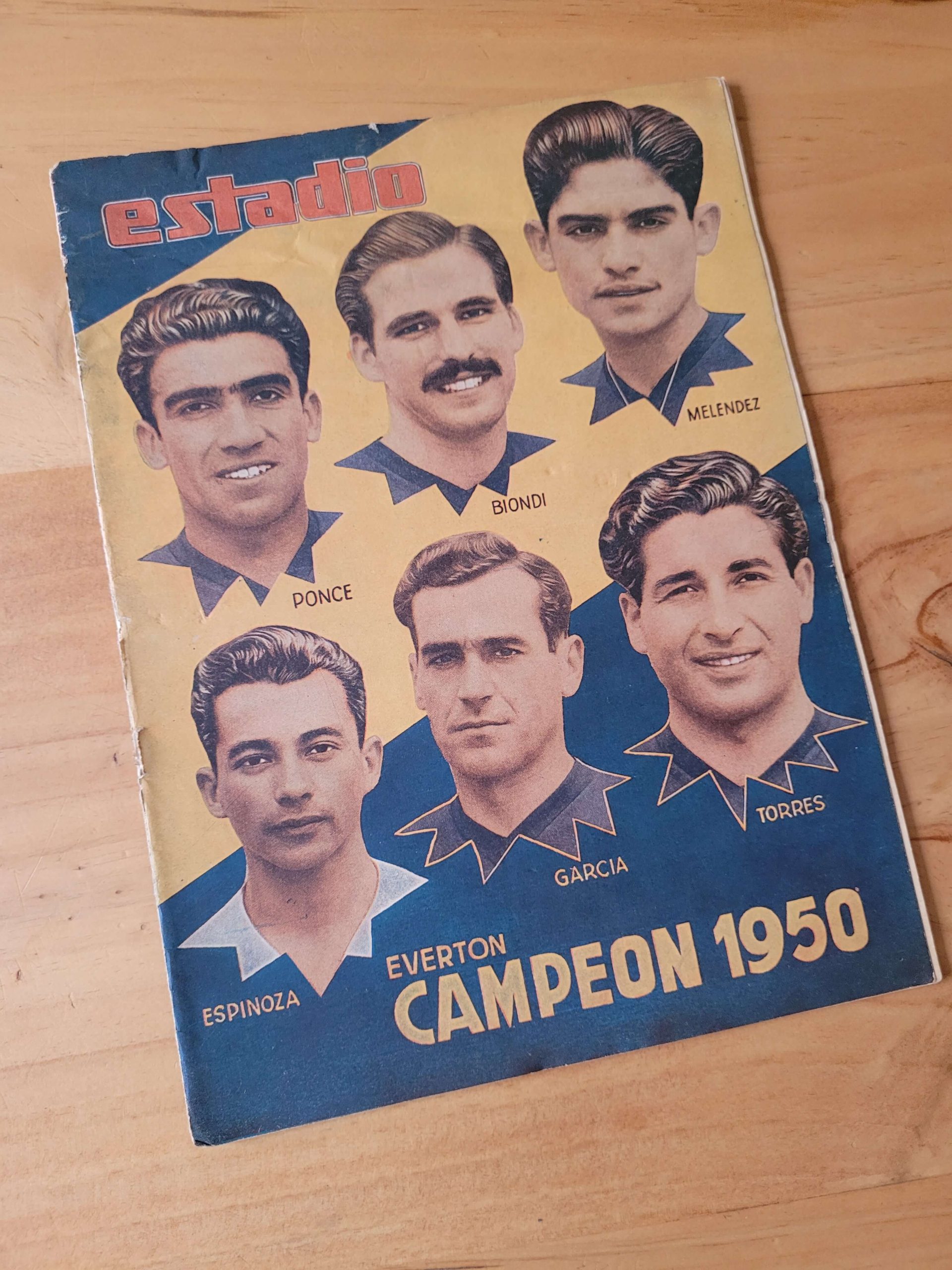 (1950) Revista ESTADIO Everton campeón