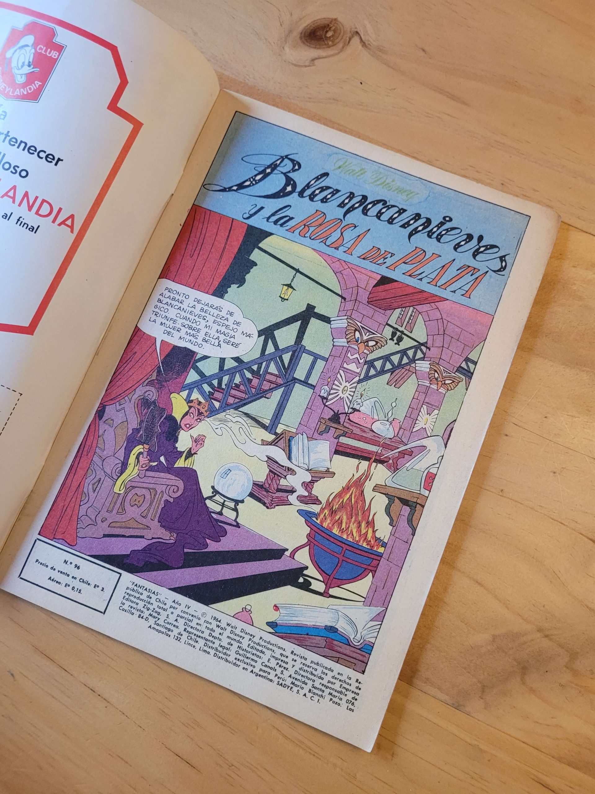 (1964) Revista FANTASIAS DISNEY -Número especial-