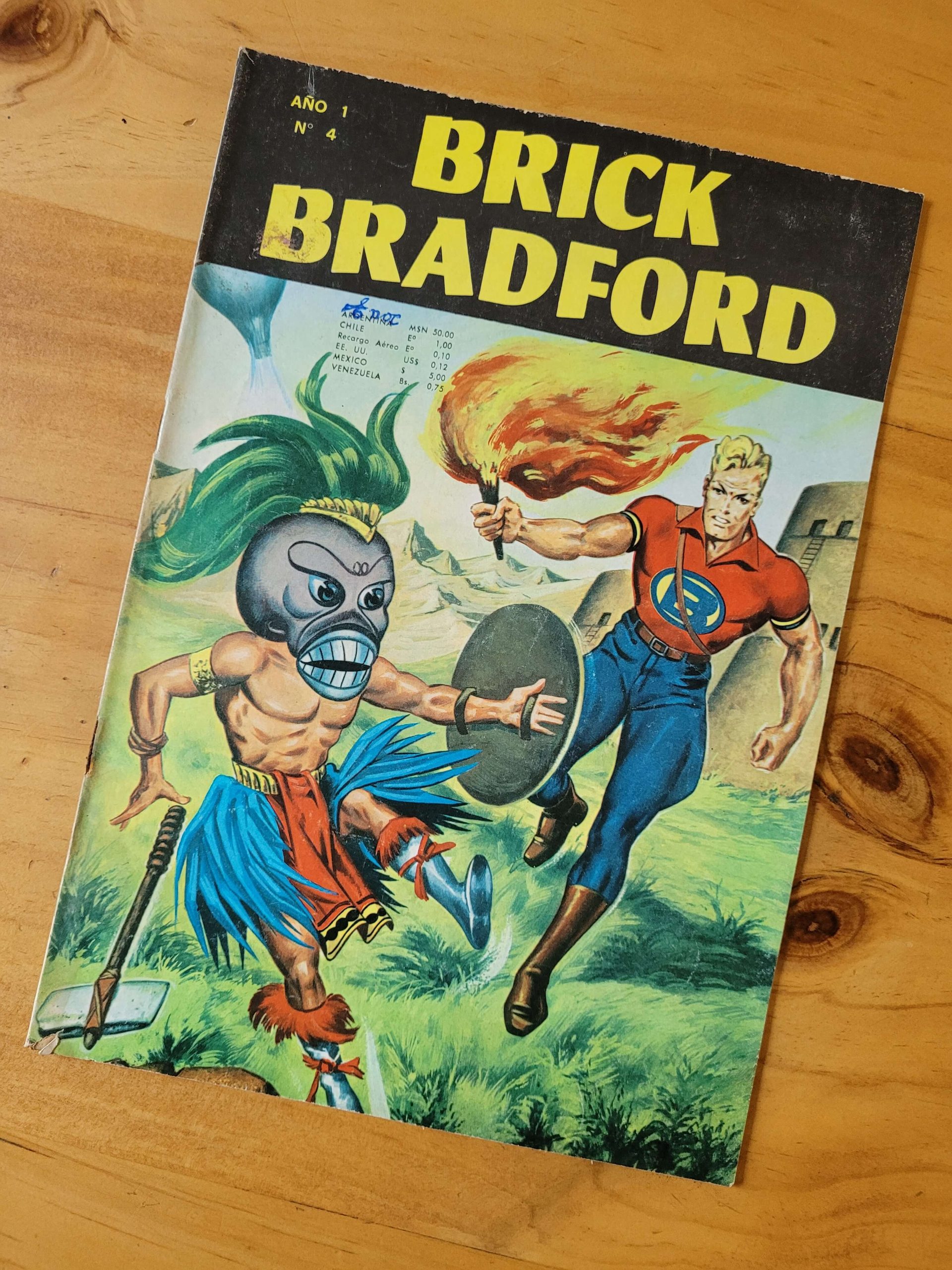 Revista BRICK BRADFORD, años 60s (nº4)