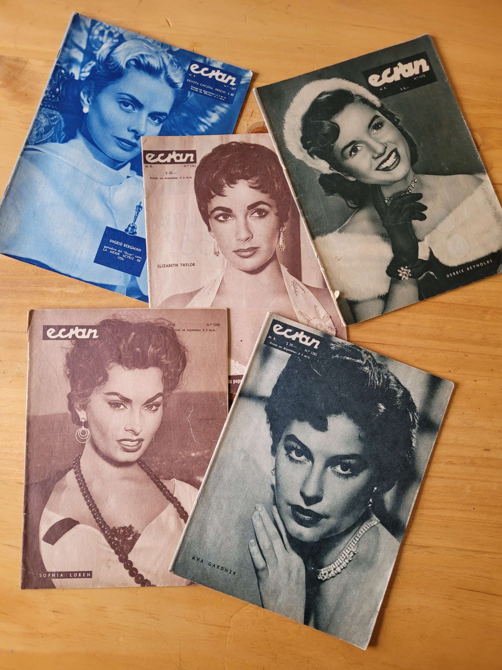 Pack ECRAN años 50s -Divas Hollywood- (x5)