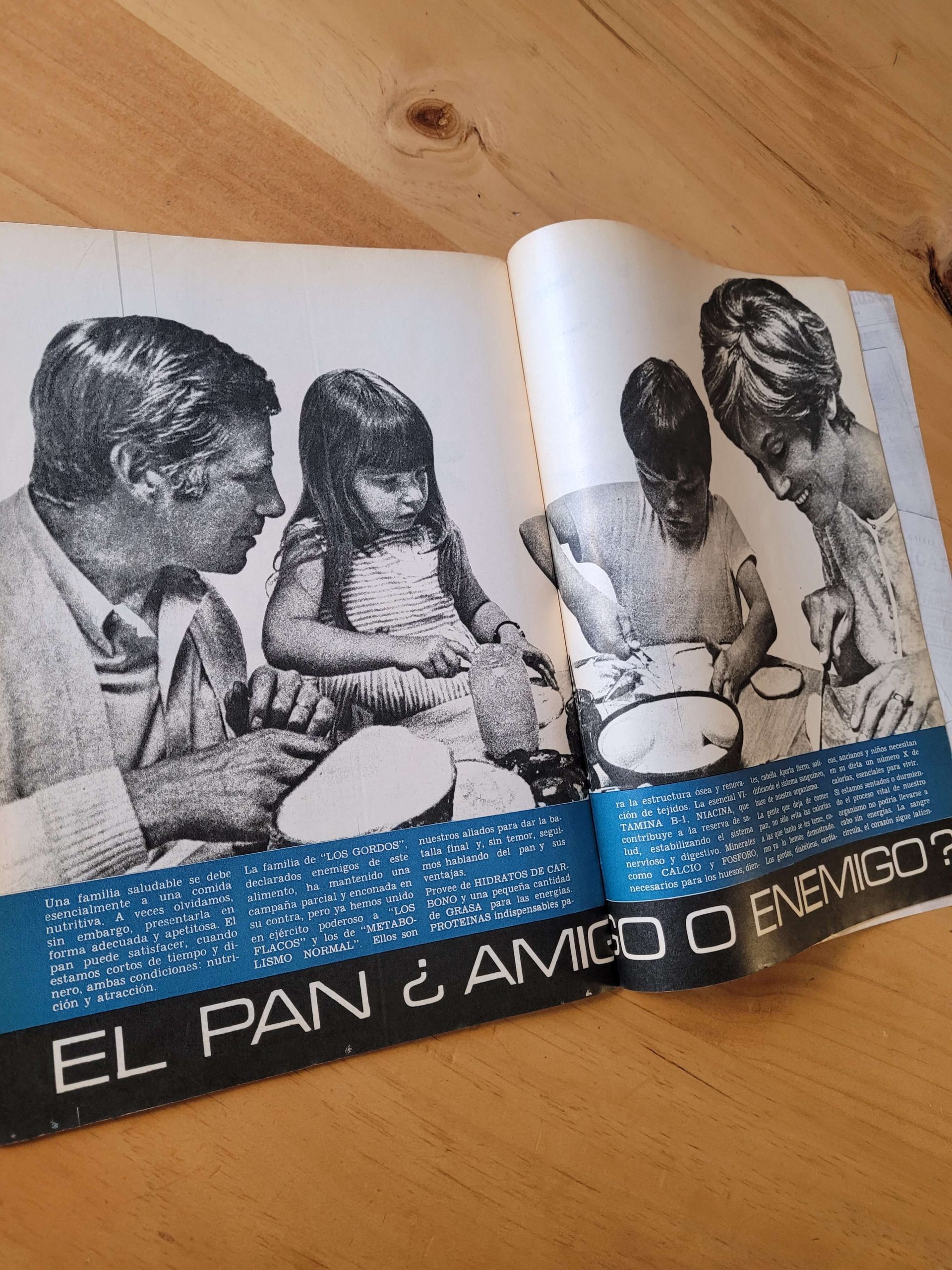 Pack revistas SABER COMER… Y VIVIR MEJOR años 60s/70s (x4)