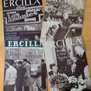 Pack ERCILLA, años 60s -Jorge Alessandri Rodriguez- (x4)