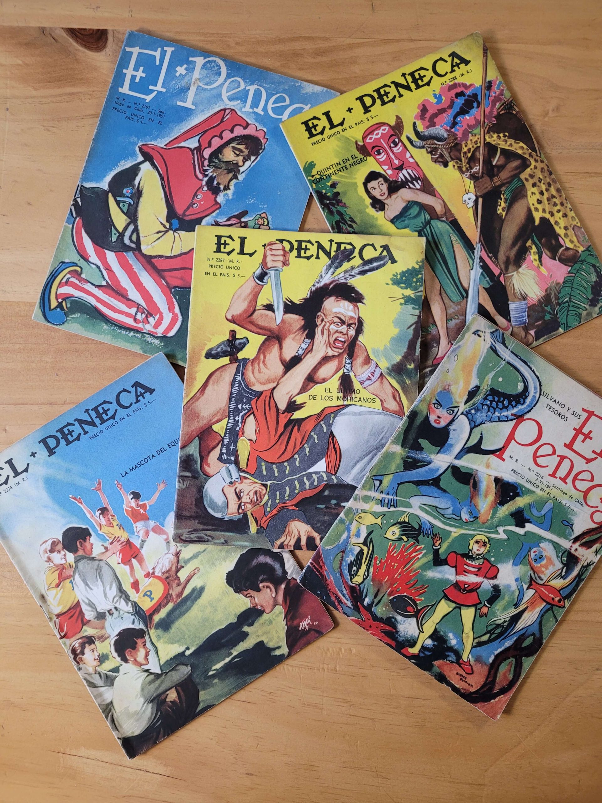 Pack revista EL PENECA años 50s (x5)