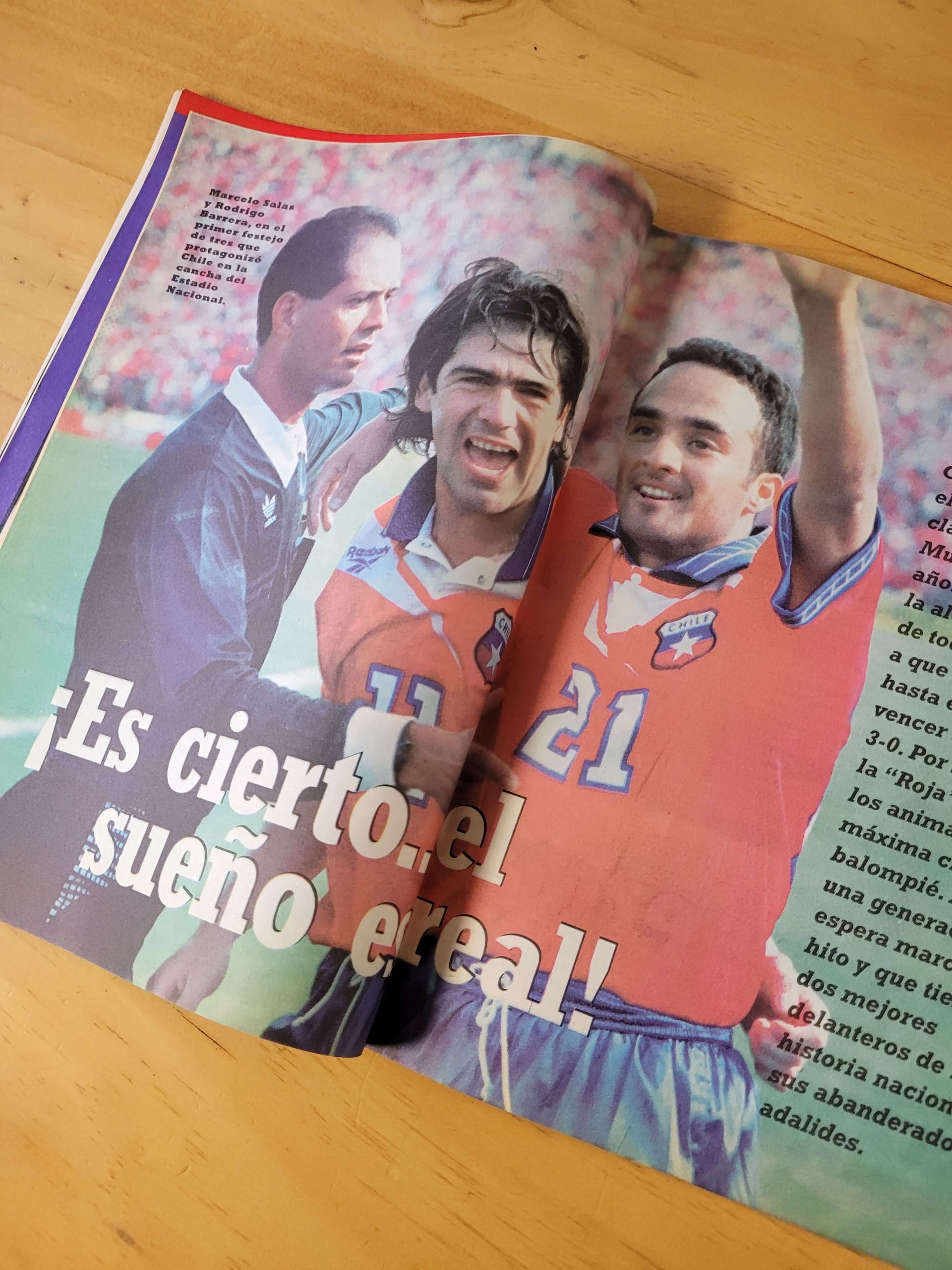 Pack TRIUNFO portadas MARCELO SALAS, años 90s (x7)