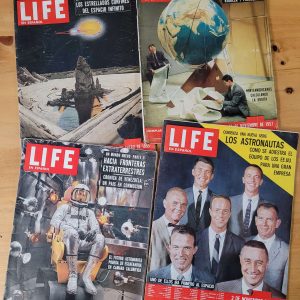 Pack revista LIFE -Carrera espacial años 50s- (x4)
