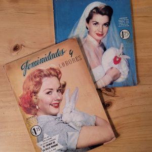 Pack revista FEMINIDADES Y LABORES años 50s (x2)