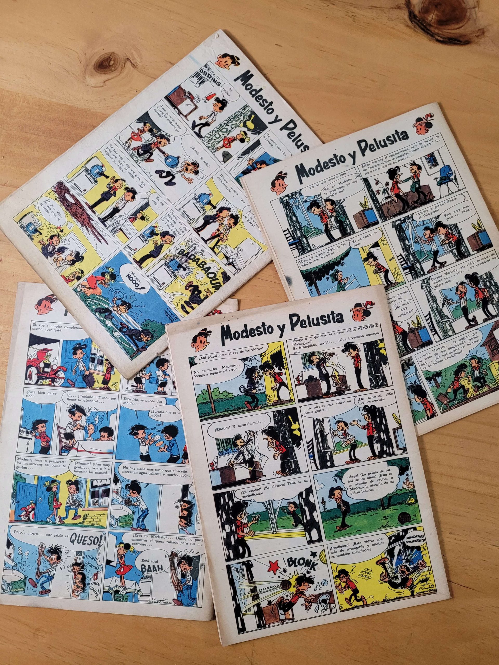 Pack revista EL INTREPIDO PENECA finales años 50s (x4)