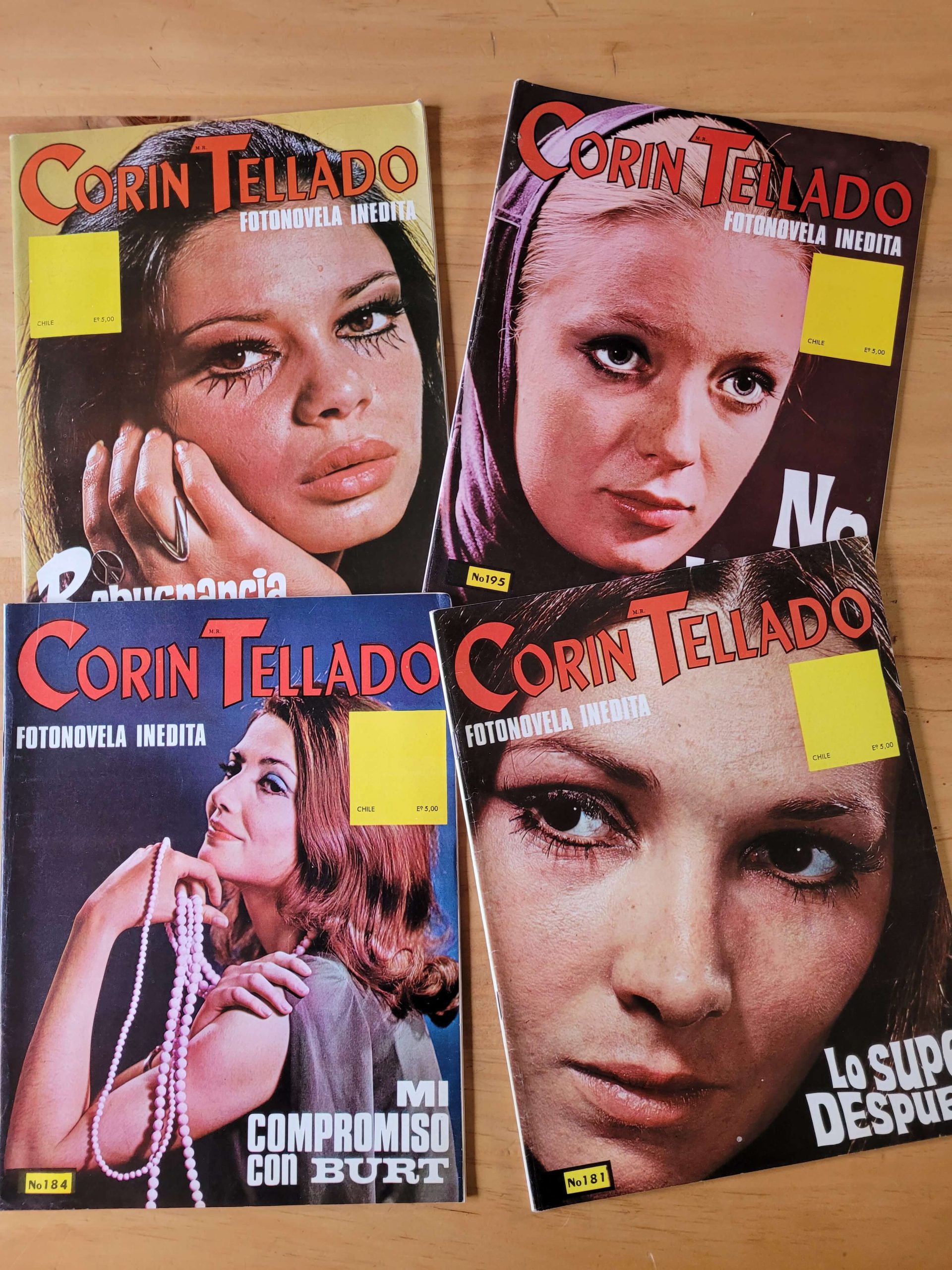 Pack CORIN TELLADO -principios de los años 70s- (x4)