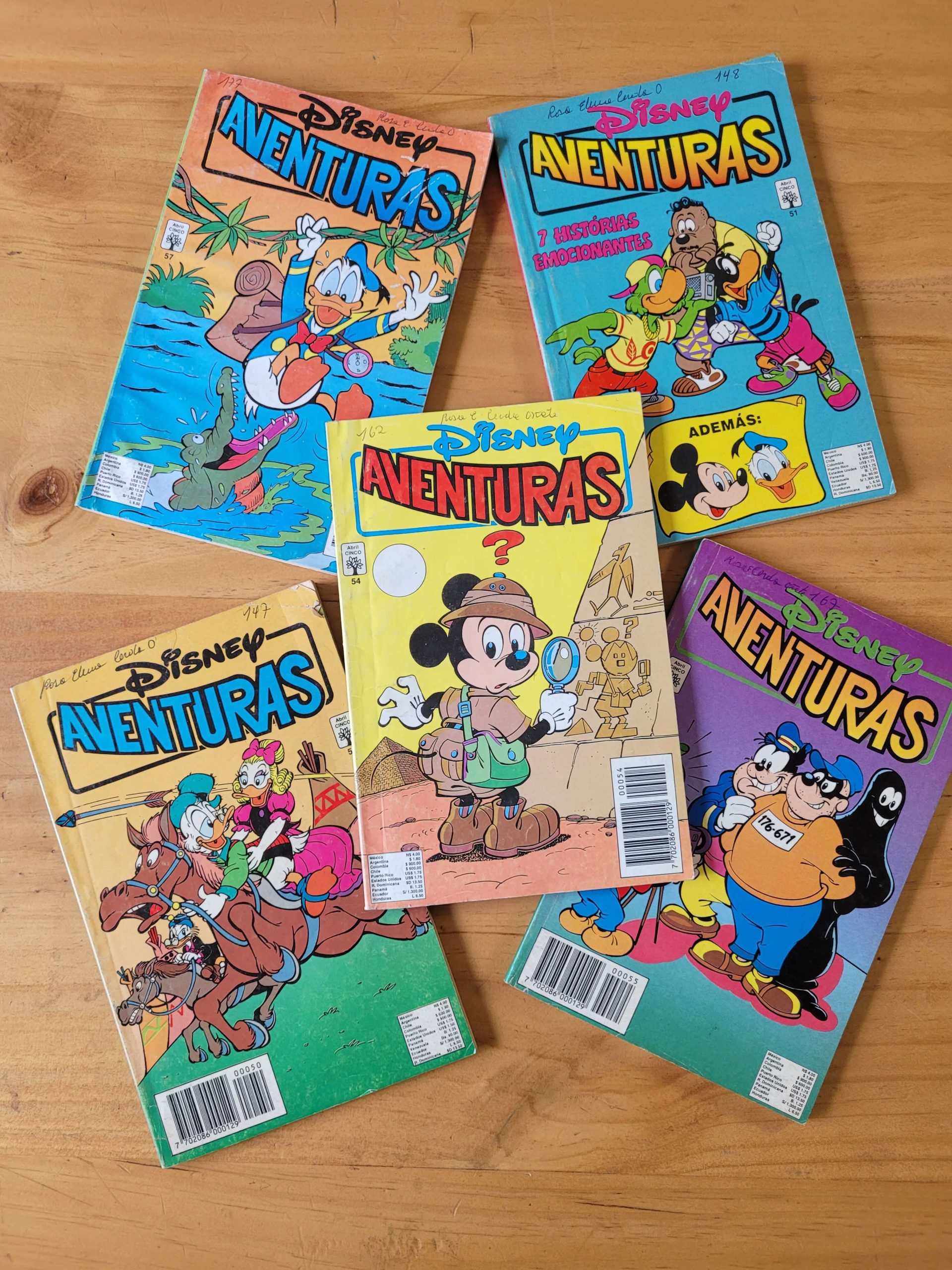 Pack DISNEY AVENTURAS años 90s (x5)