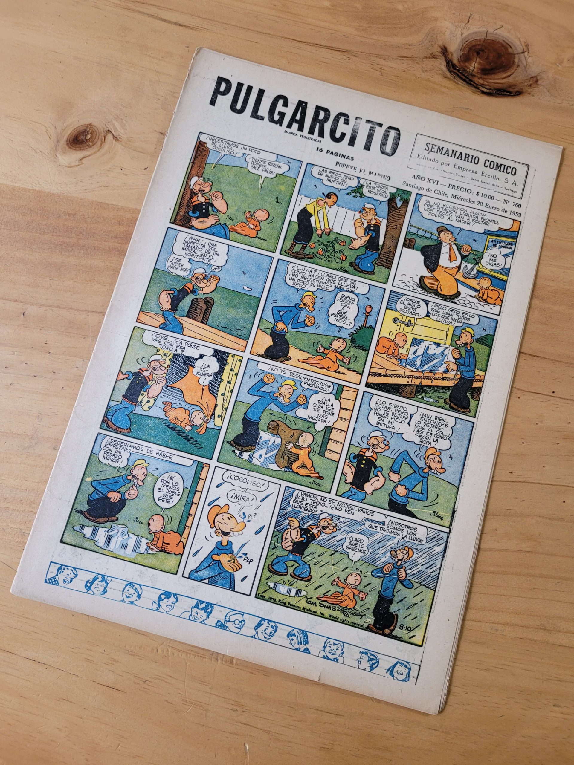 Pack revista PULGARCITO años 50s (x10)