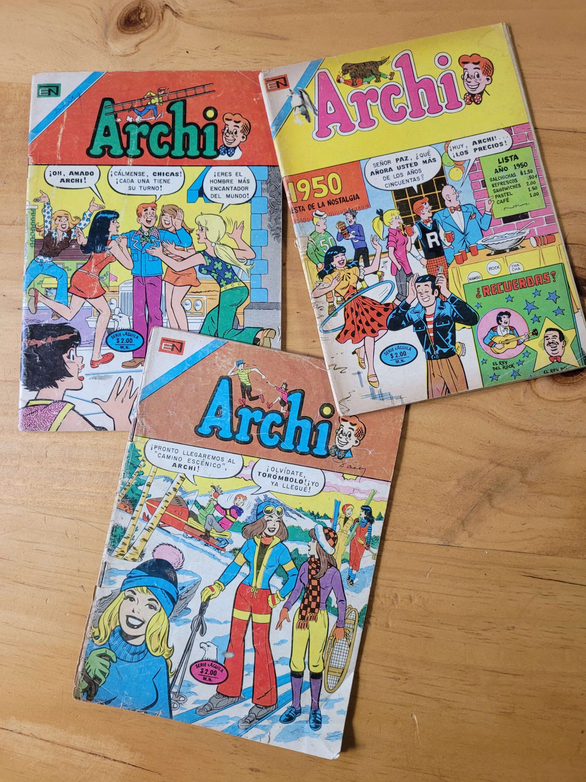 Pack ARCHI años 70s (x3)