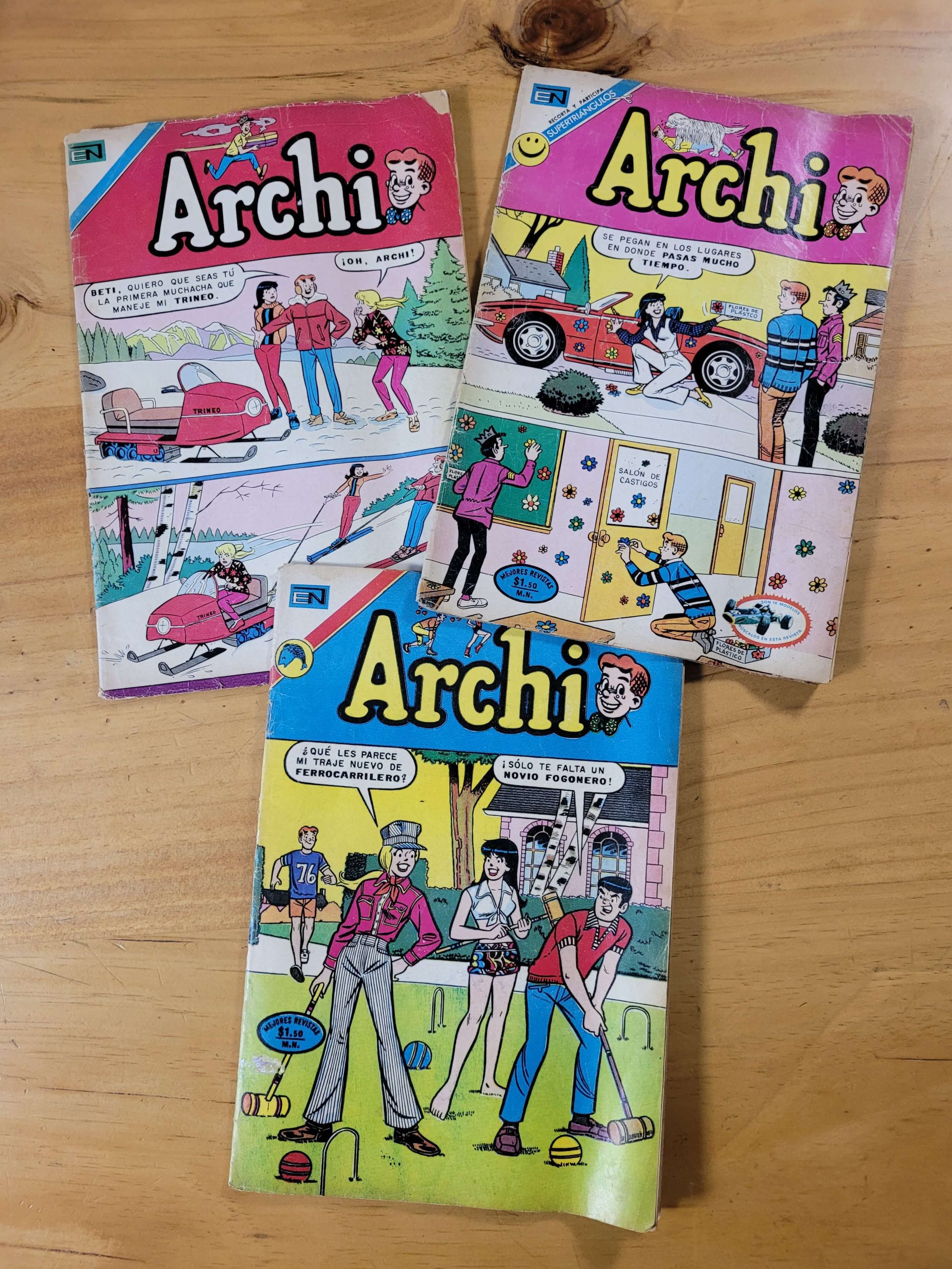 Pack ARCHI años 70s -Formato grande- (x3)