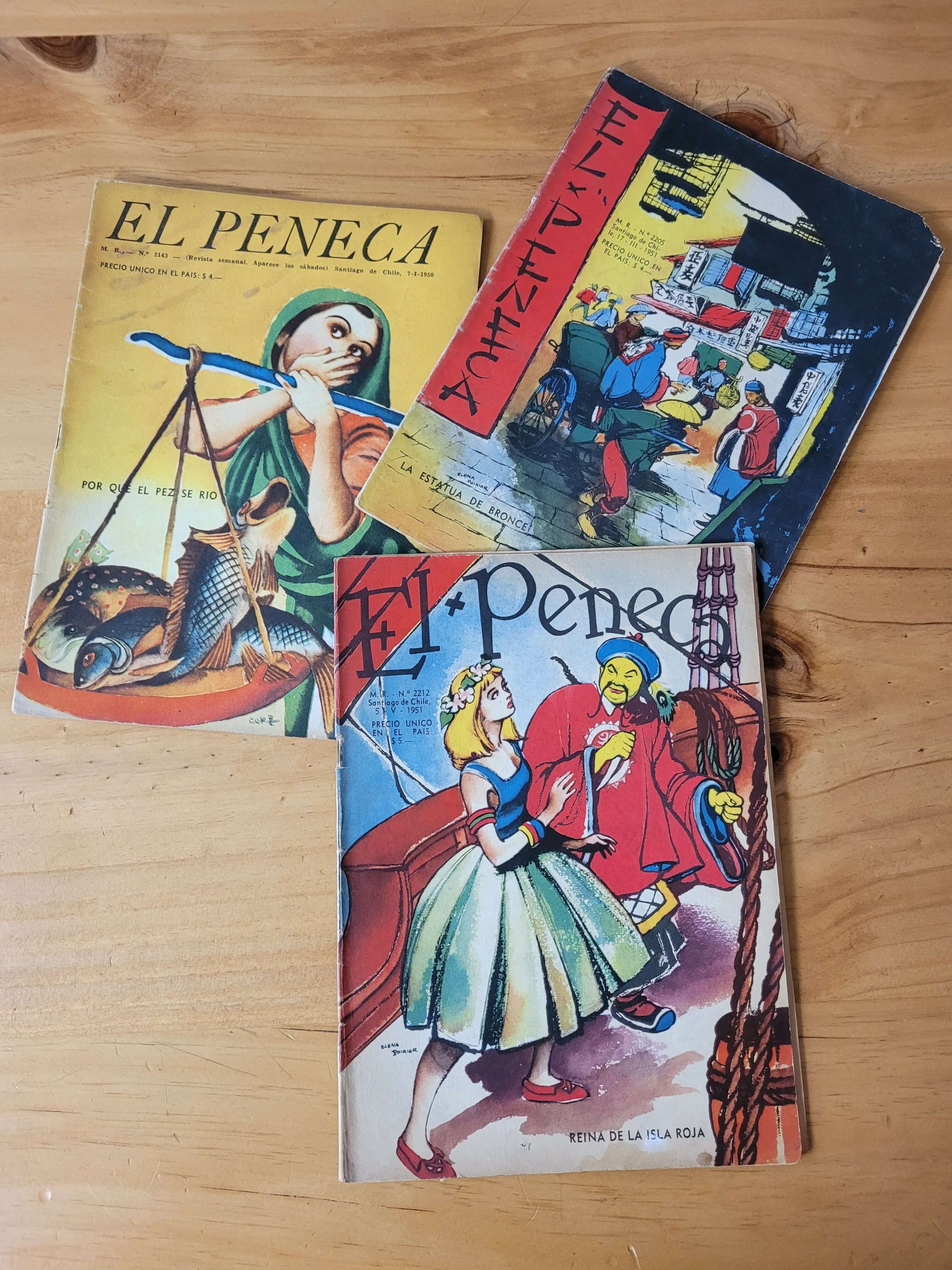 Pack revista EL PENECA años 50s (x3)