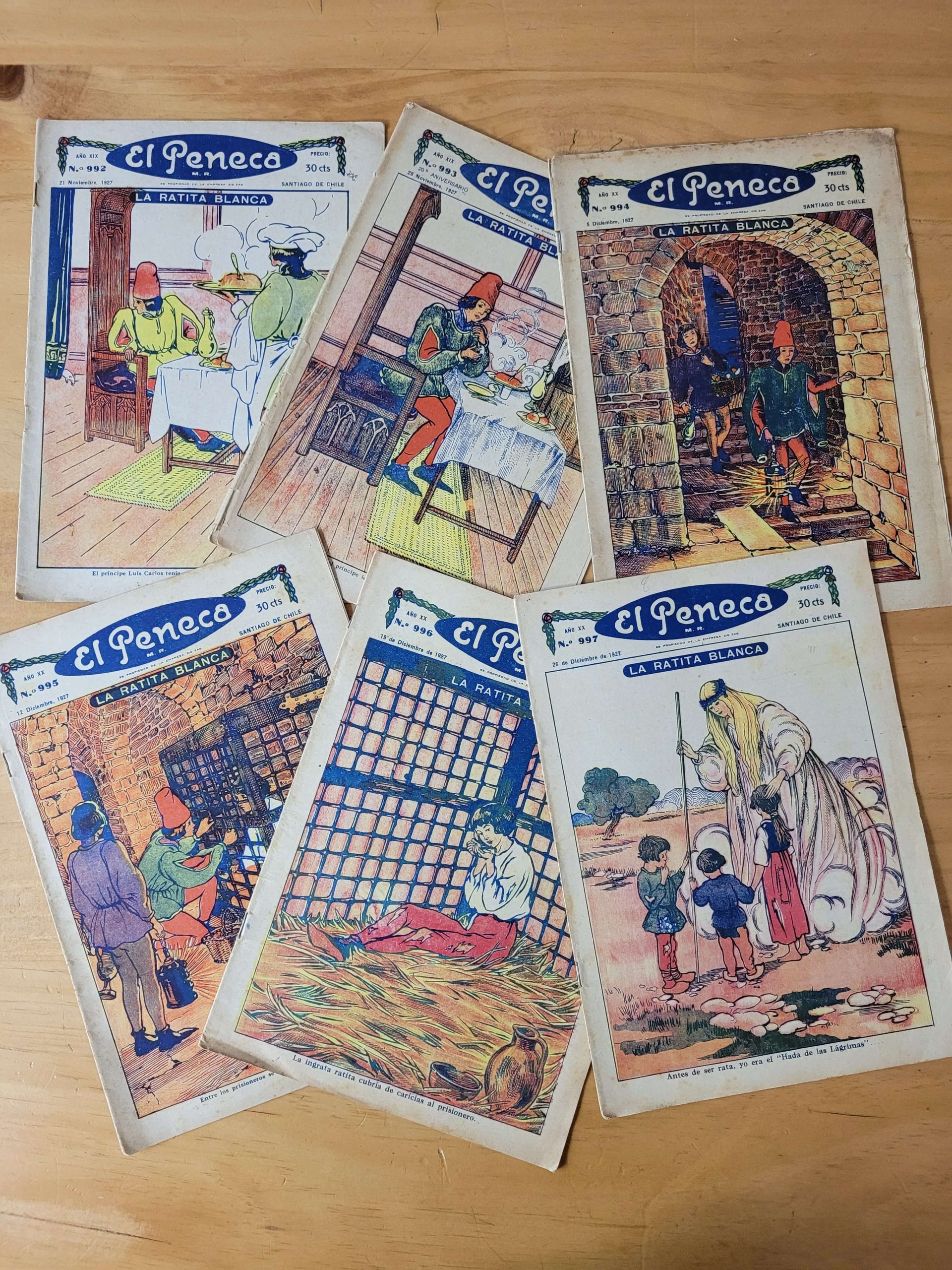 Pack revista EL PENECA, años 20s -1927- (x6)