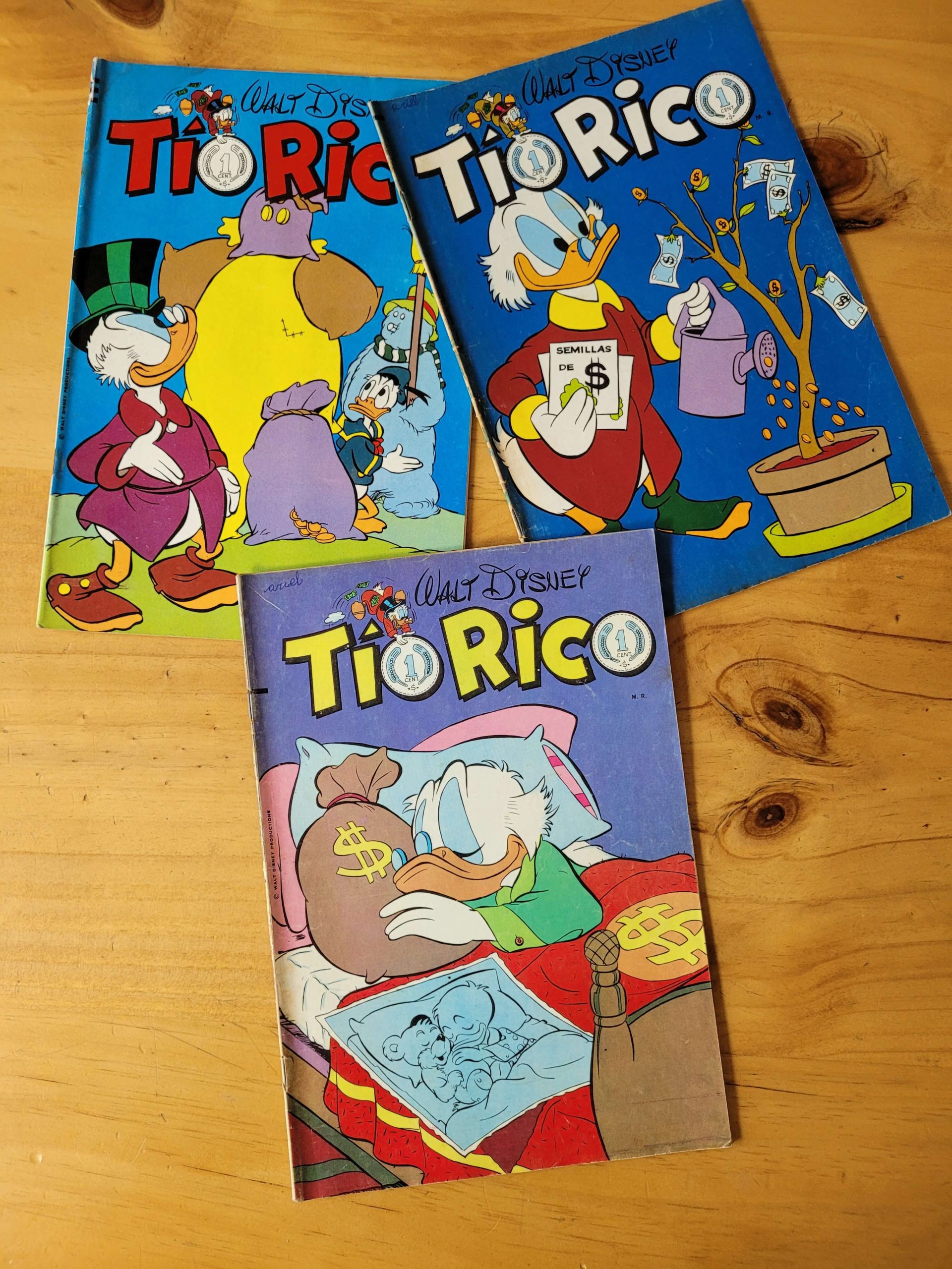 Pack revistas TIO RICO años 60s (x3)