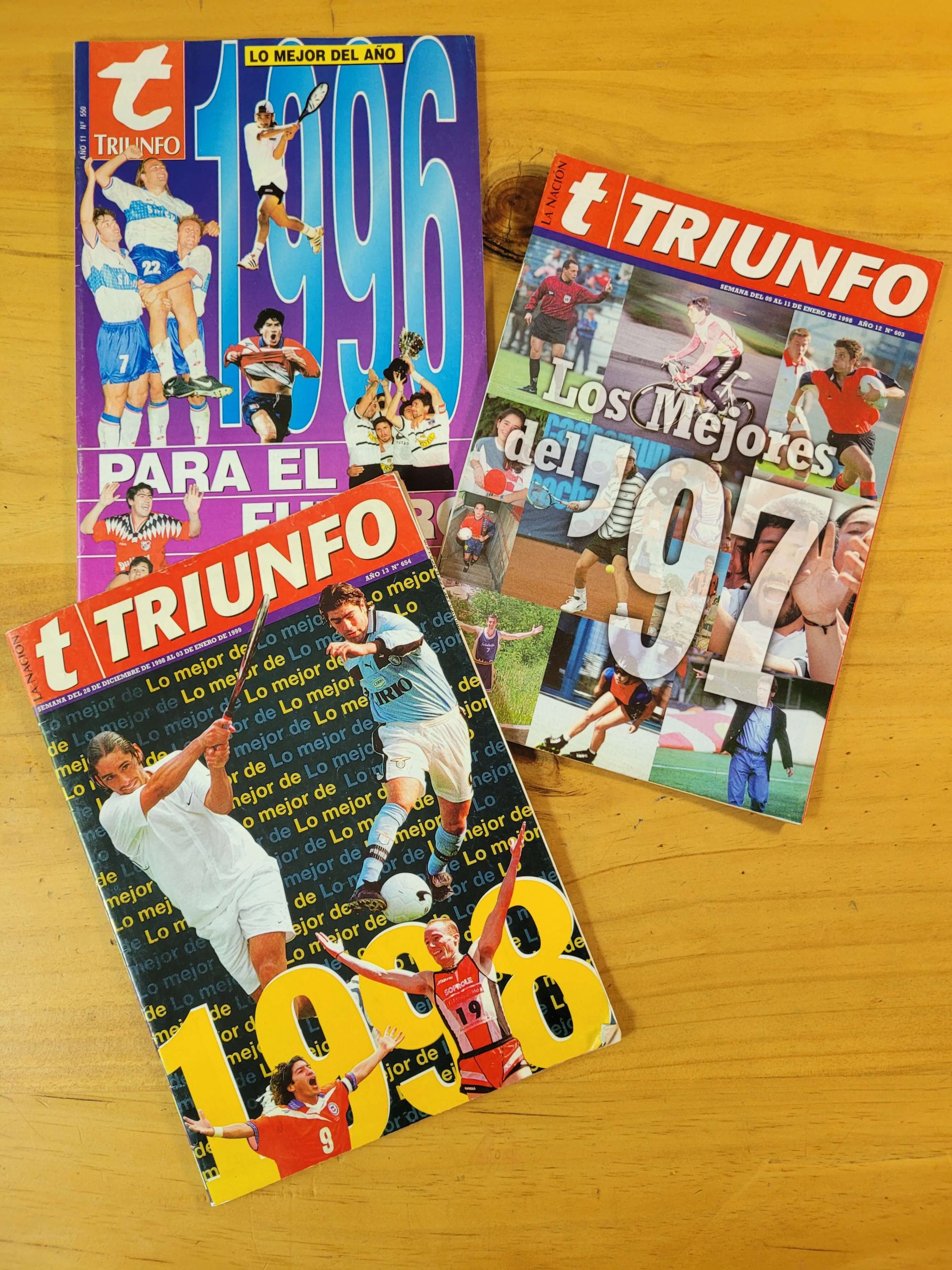 Pack revista TRIUNFO Anuarios 1996, 1997 y 1998