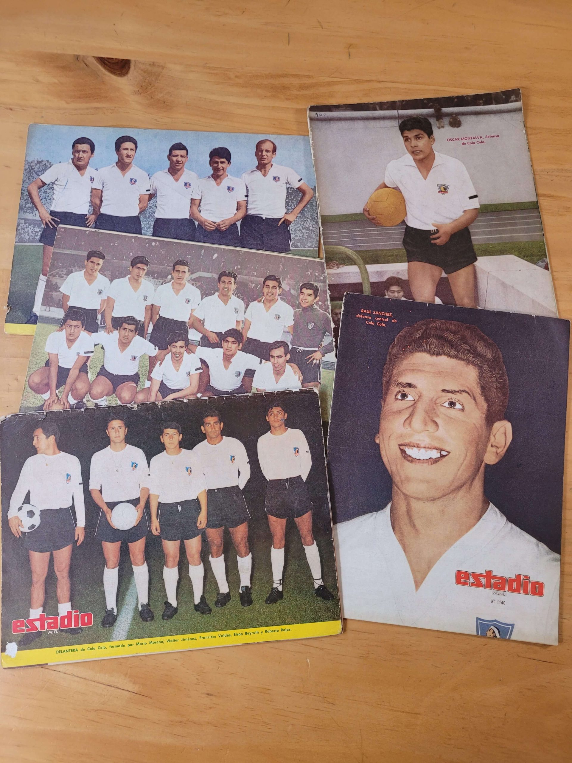 Pack ESTADIO Colo Colo, 60s (x5)