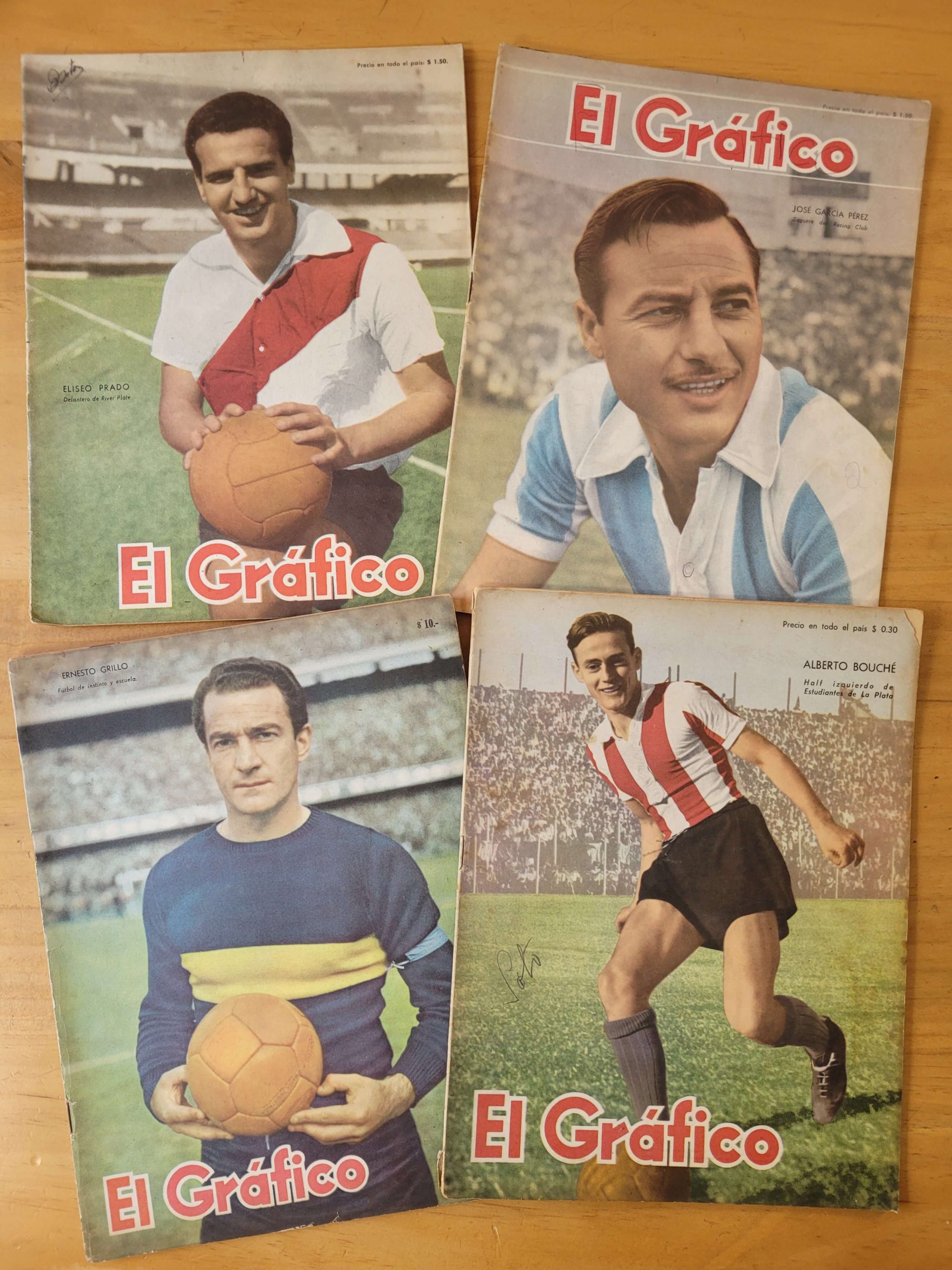 Pack EL GRAFICO (Argentina) 40s/50s (x4)