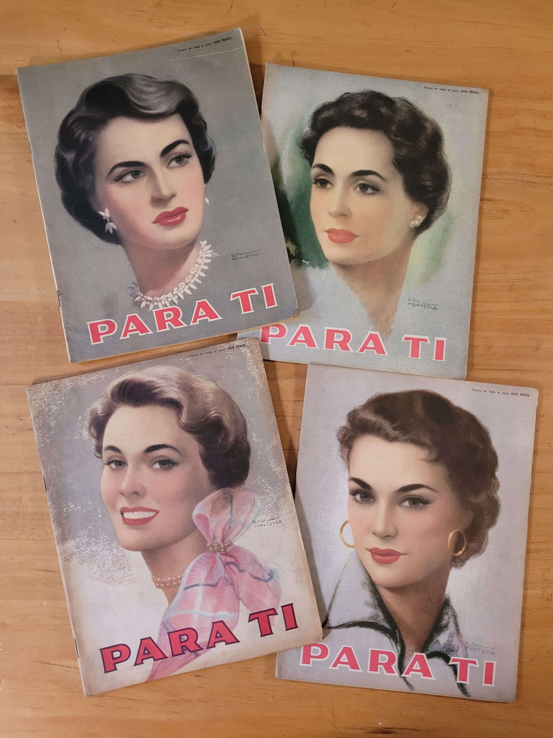 Pack Revista PARA TI años 50s (x4)