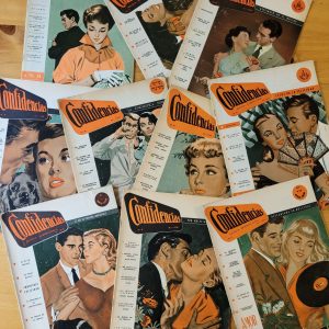 Pack revista CONFIDENCIAS, años 50s (x10)